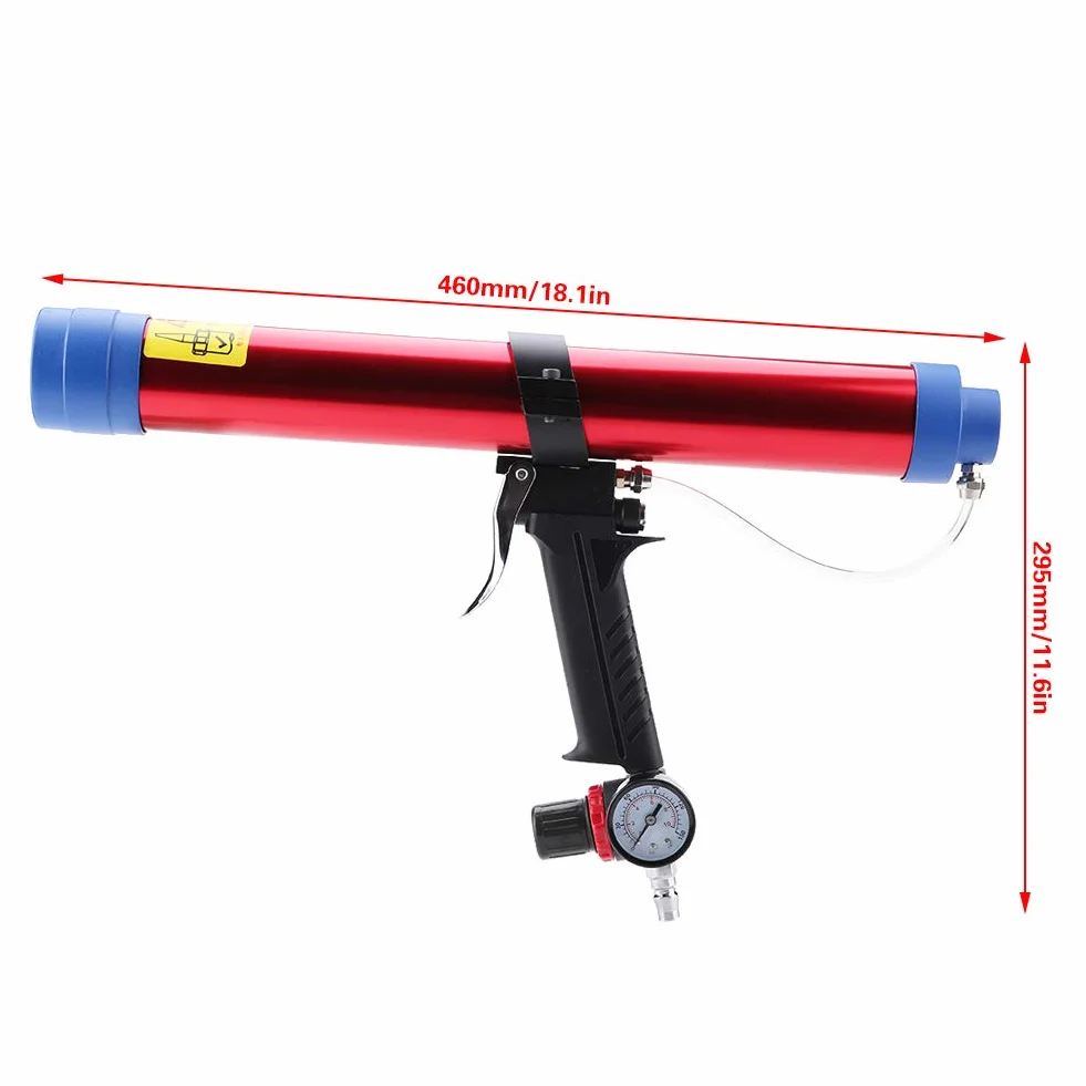 Pneumatisches Klebepistole Glaskleber-Dichtungsmittel-Pistolen-Kit Glaskleber-Dichtungsmittel Caulk Gun Patrone Air Gun 300~600ML