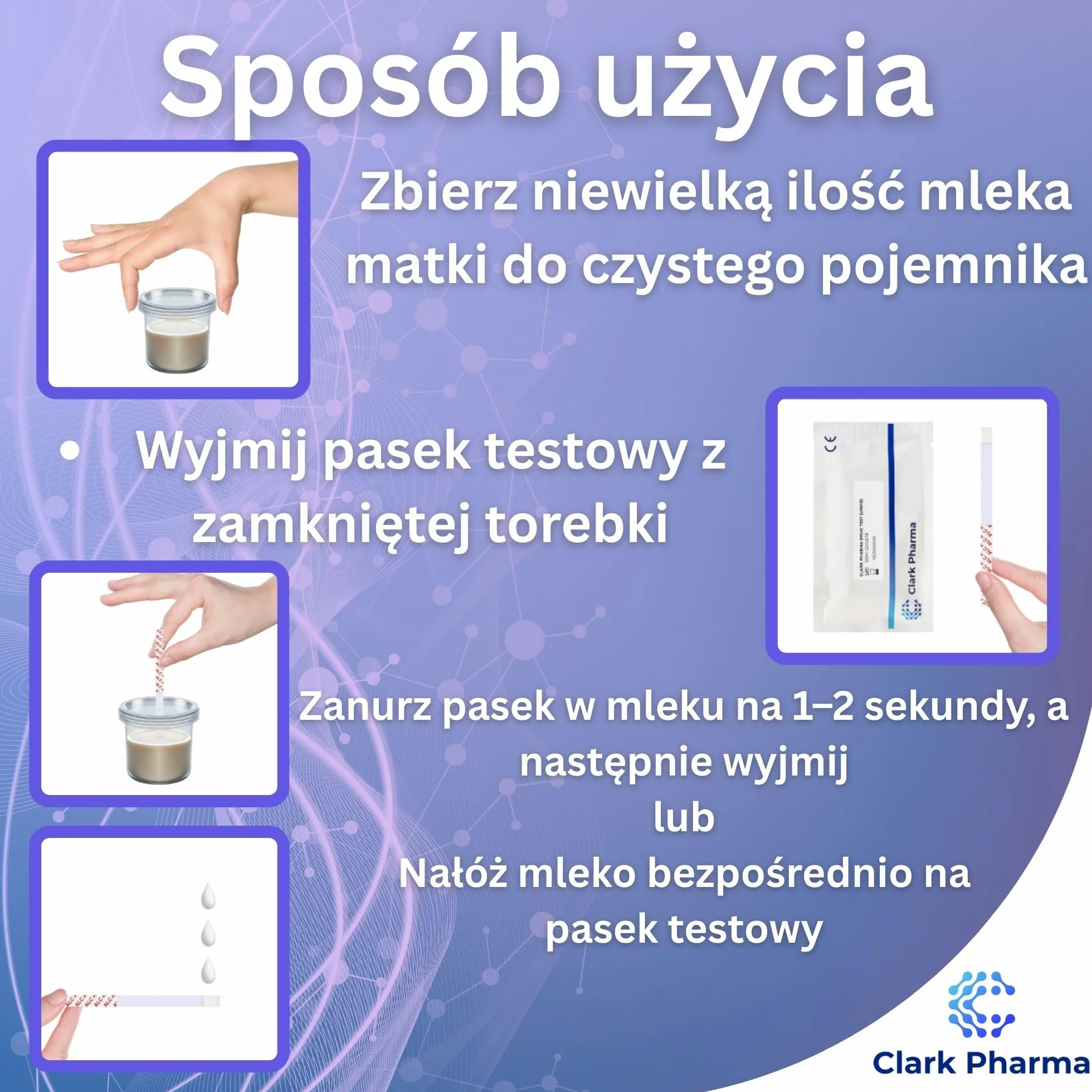 20 sztuk, test na alkohol w mleku matki, paski testowe do wykrywania stężenia alkoholu w mleku matki