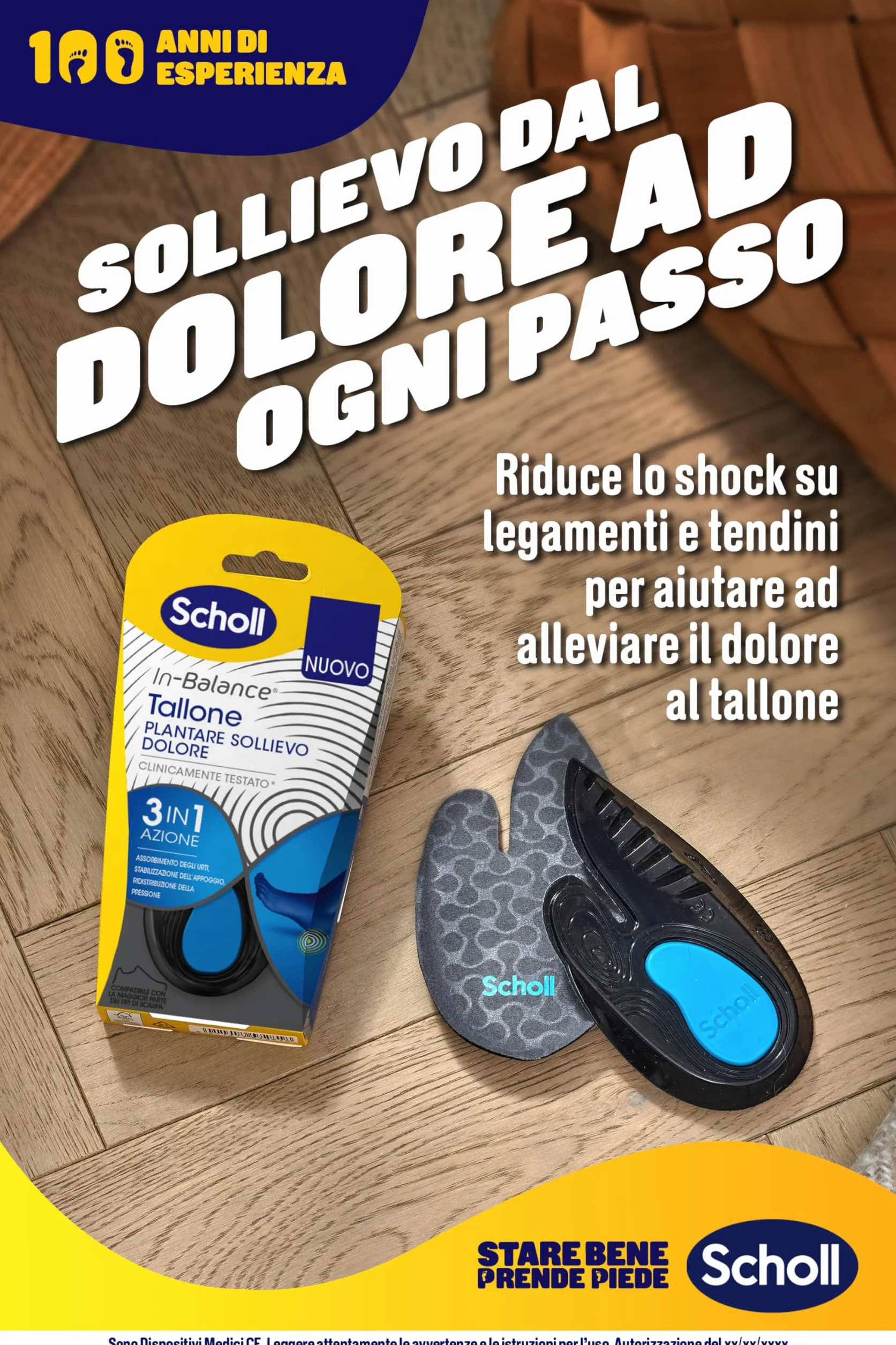 Scholl wkładki amortyzujące przeciwbólowe na pięty rozmiar L