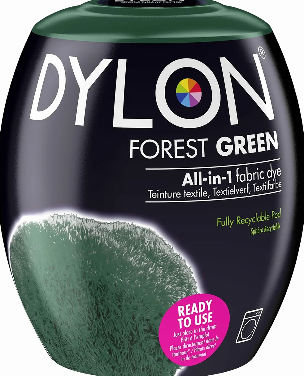 Dylon - Dylon Maszyny Korzysta 05 Zielony Las Tkanin Tekstylnych Barwnik Strąków - 1 Sztuka