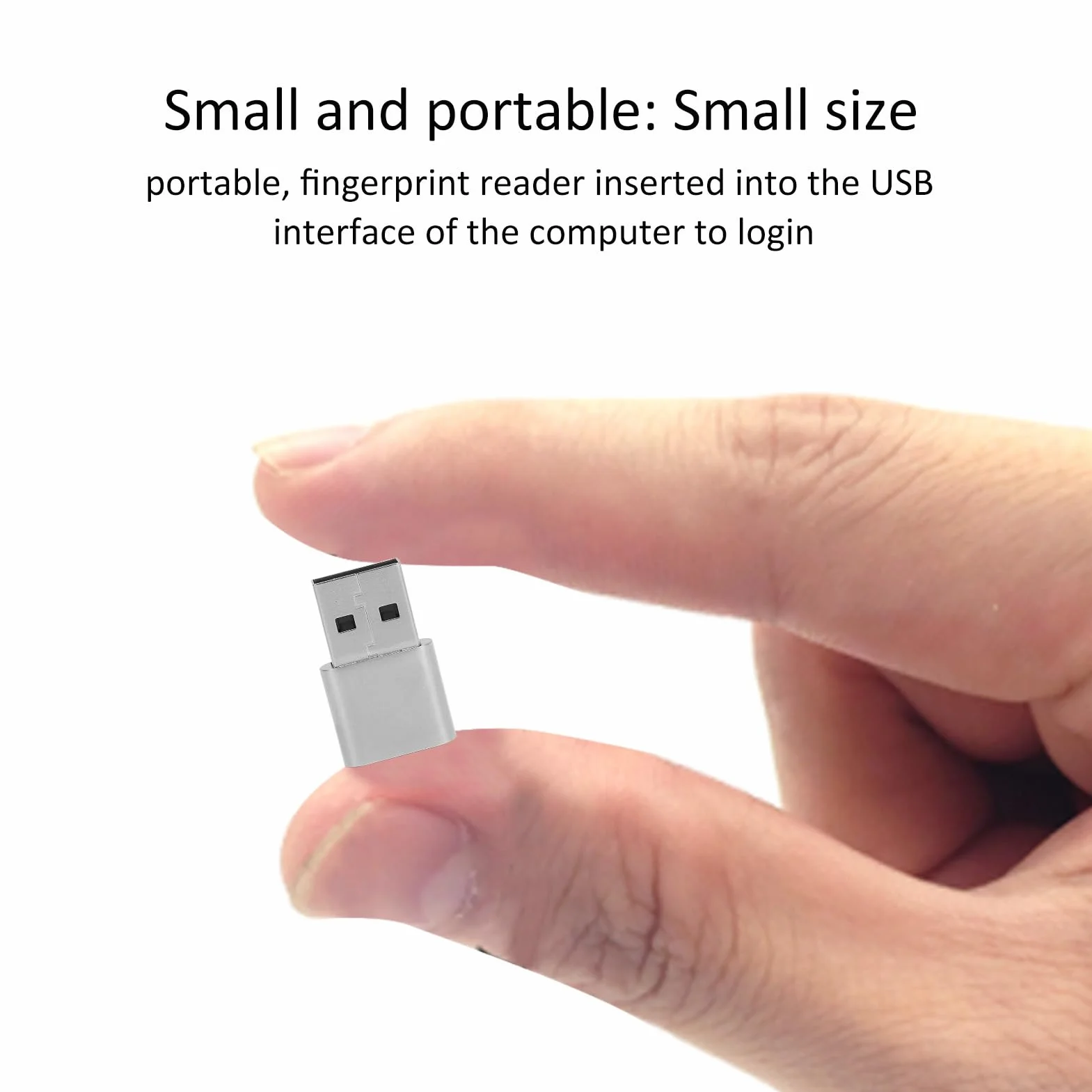 PUSOKEI Mini czytnik linii papilarnych USB do laptopa skaner linii papilarnych Hello, czujnik odcisków palców, biometryczne zamki bezpieczeństwa laptopa do 7/8/10