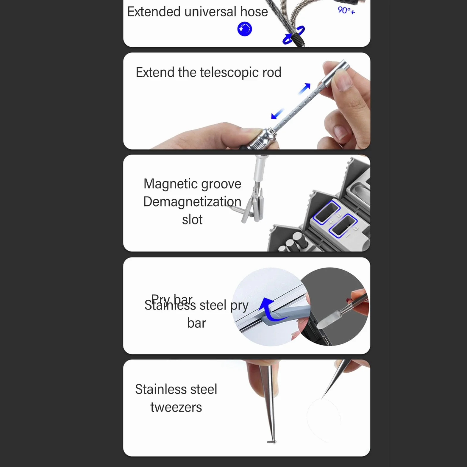 Zestaw Wkrętaków Magnetycznych 126 W 1, Przenośny Zestaw Ręcznych Wkrętaków Precyzyjnych, 120 Szt. Końcówek Wkrętaków Magnetyczny Mini Zestaw Narzędzi Naprawczych Napraw