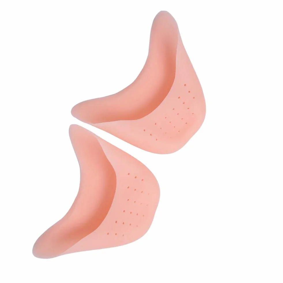Ochraniacze na stopę Baletki, 1 Para Miękkie silikonowe Pointe Balet Taniec Dancing Shoes Toe Podkładki Protector pielęgnacja stóp Ballet Equipment (skóra Kolory)
