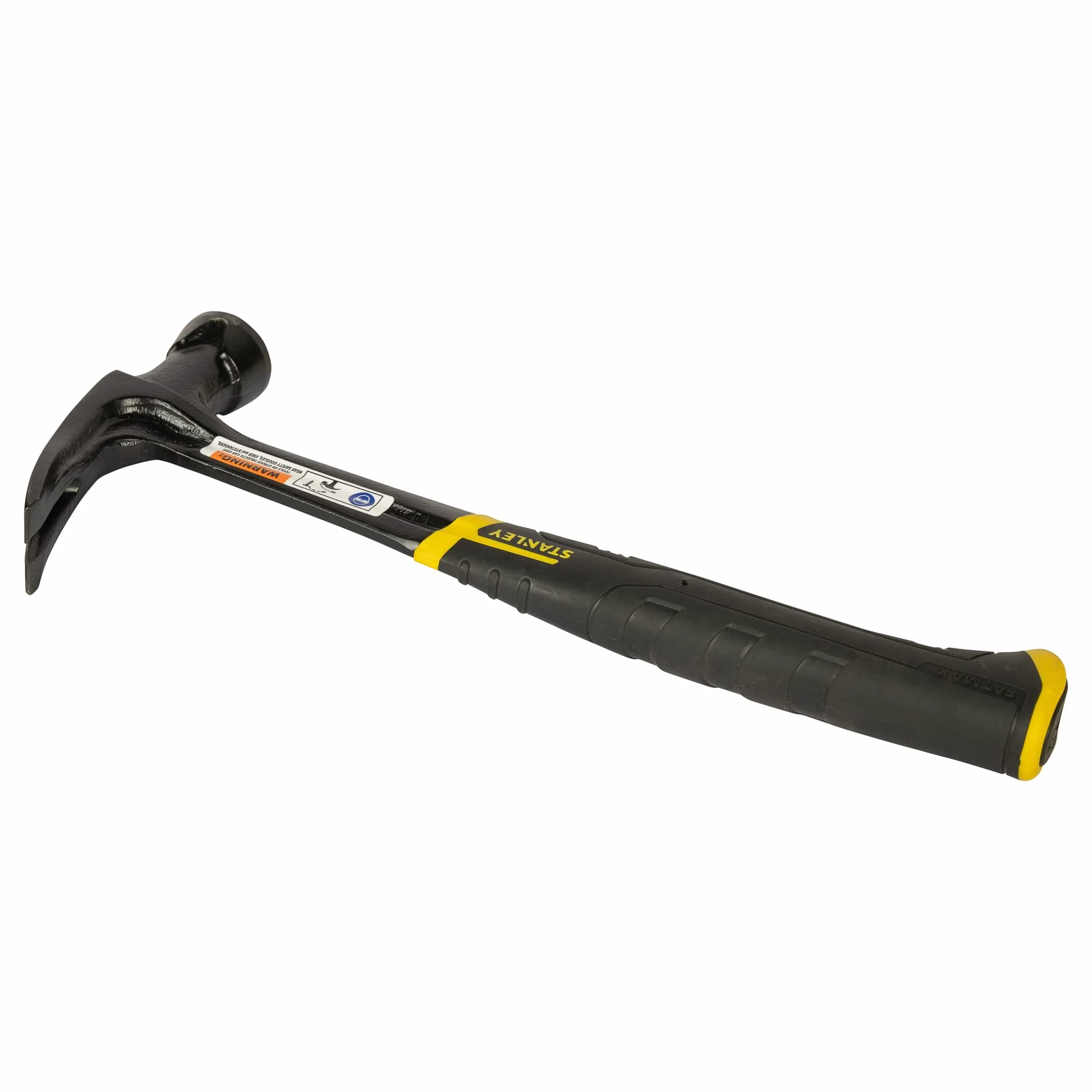 Stanley Antivibe All Steel Rip Młotek 450 g Czarny Żółty