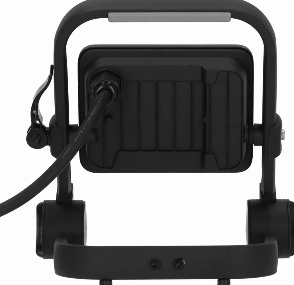Brennenstuhl Mobile led Work Light JARO 3060 M/Spotlight for outdoor use IP65 (Floodlight 20W with 2m cable, quick release fastener, 2300lm)