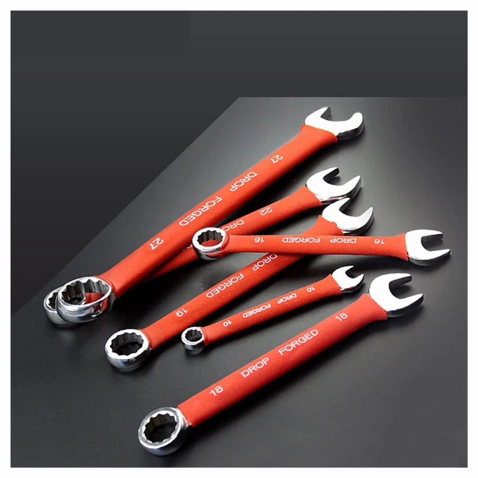 Narzędzia metalowe Klucze płaskie 1 szt. 6–27 mm Zestaw kluczy płasko-oczkowych z grzechotką Narzędzia ręczne do naprawy samochodu Dwufunkcyjnego (7 mm)