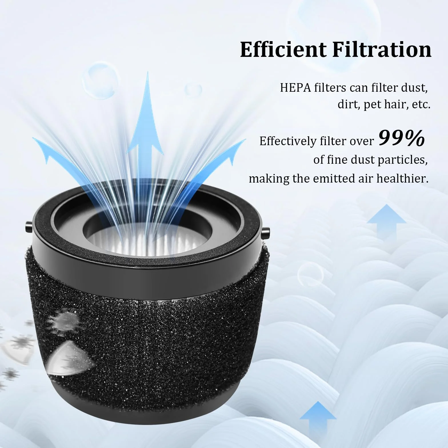 Akcesoria do filtrów HEPA do odkurzacza do DEWALT DCV501HB / DCV5011H część zamienna, nadaje się do prania i wielokrotnego użytku, 4 sztuki zamiennych filtrów + 1 szczotka do czyszczenia