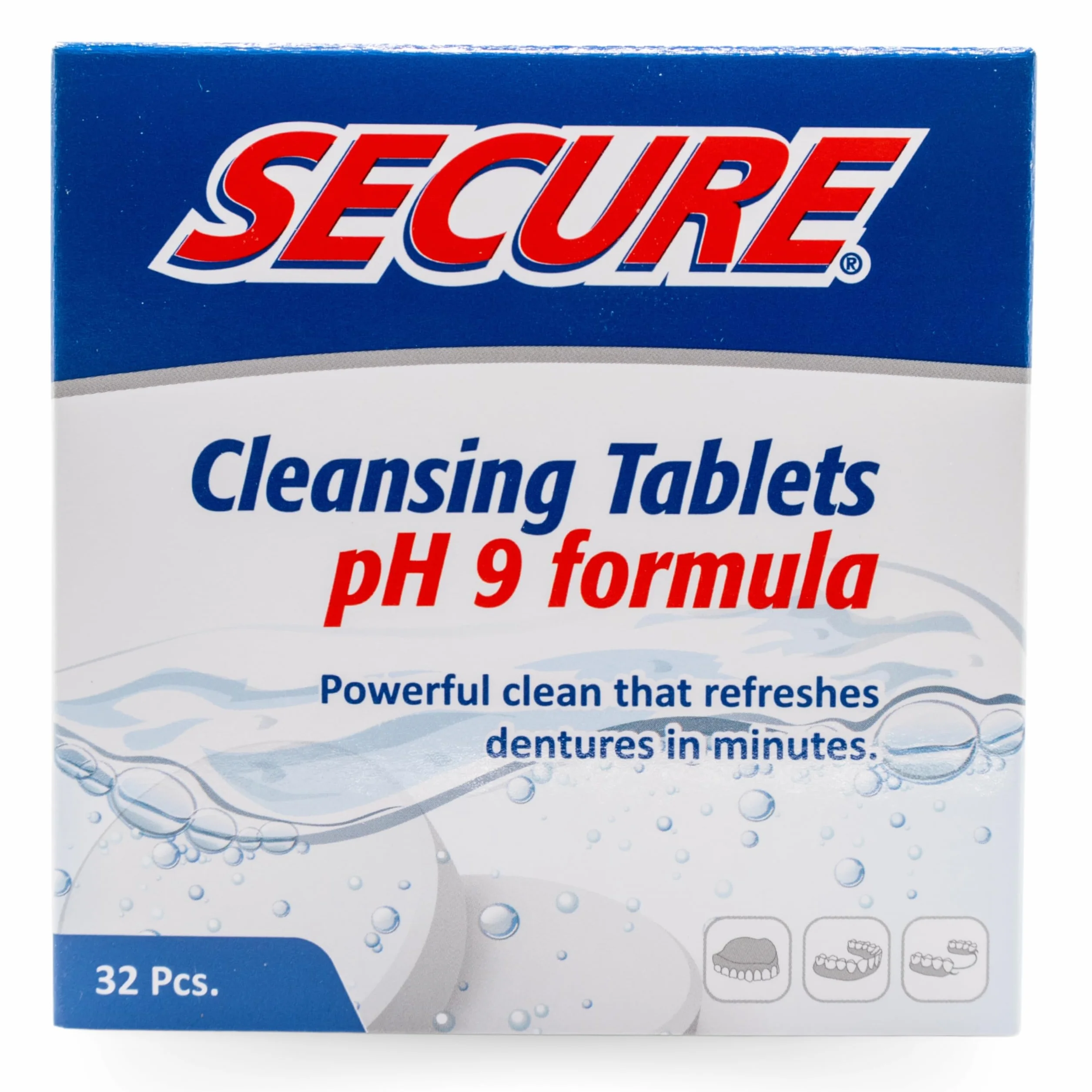 Secure – tabletki do czyszczenia zębów – 32 tablety od Secure Denture Adhesive