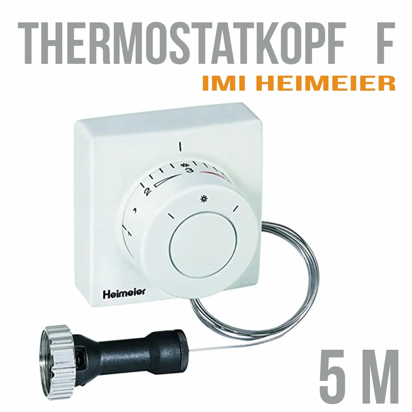 TA Heimeier głowica termostatyczna z regulacją zdalnej rury kapilarnej 5 m, 2805-00.500