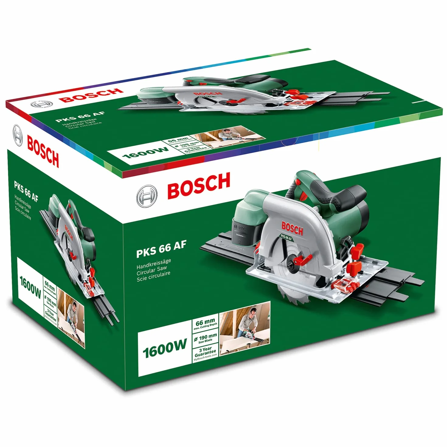 Bosch Home and Garden PKS 66 AF Piła Tarczowa, 1600 W