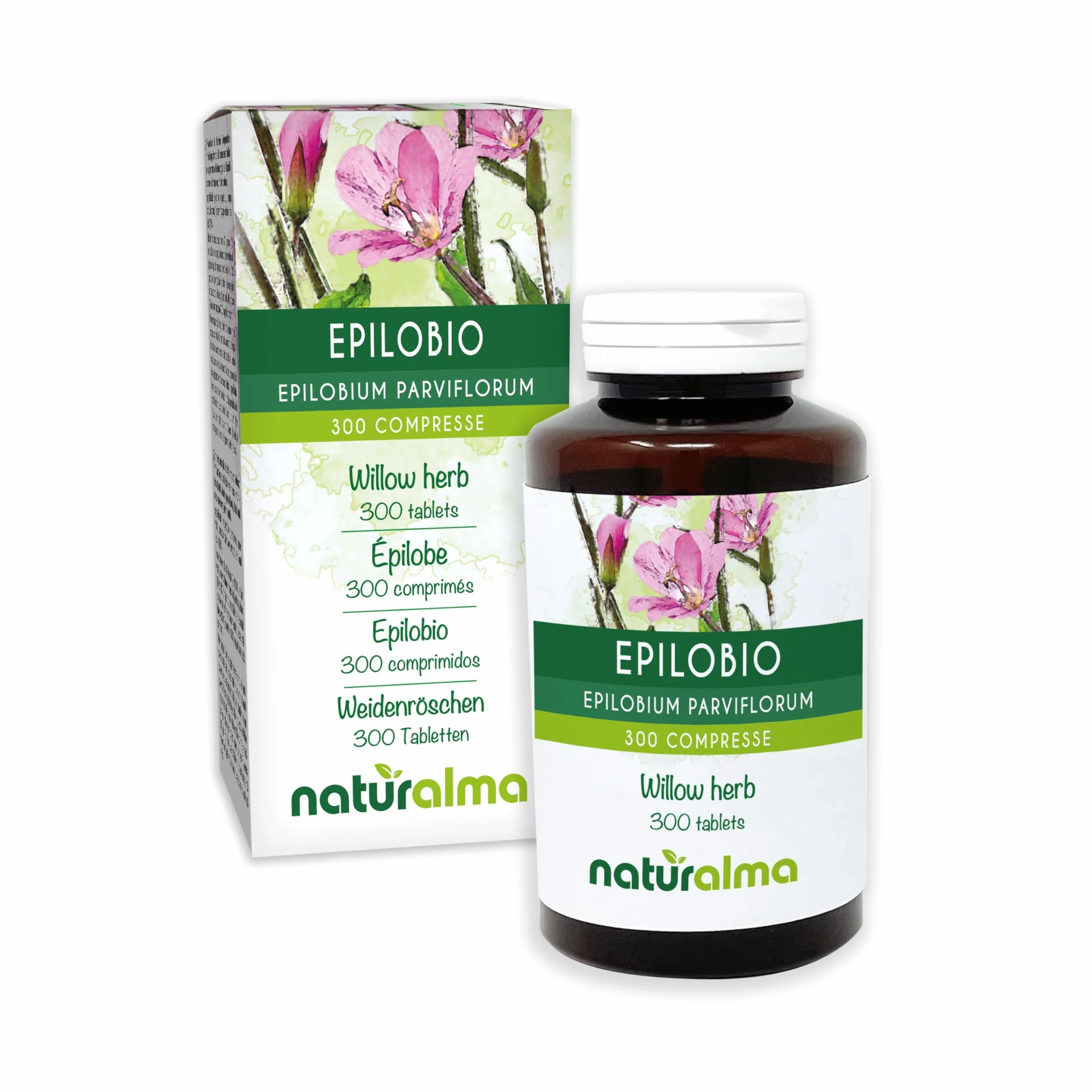 Naturalma Wierzbownica (Epilobium parviflorum) ziele 150 g 300 tabletek Suplement diety