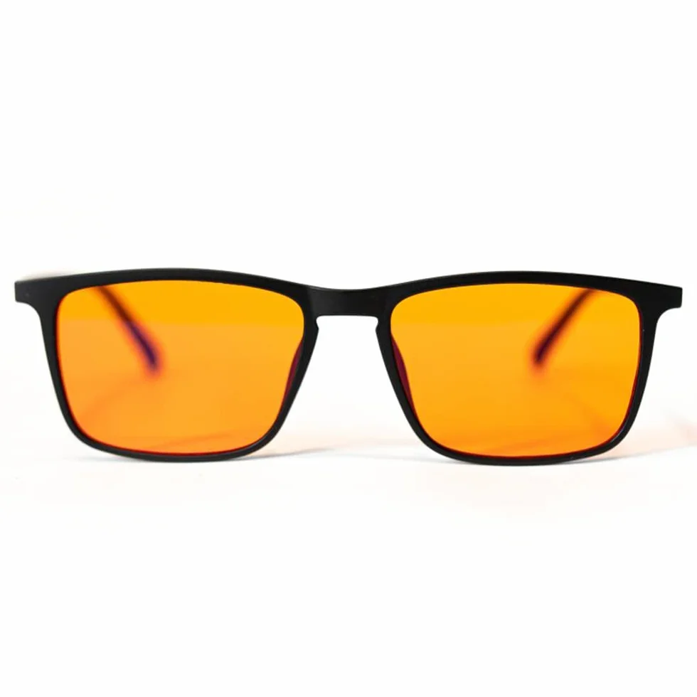 SLEEP-3R 100% filtr niebieskiego światła i filtr zielonego światła, czerwone okulary, okulary do komputera, do gier, filtr UV, niebieskie światło, blokujące światło, dla kobiet i mężczyzn