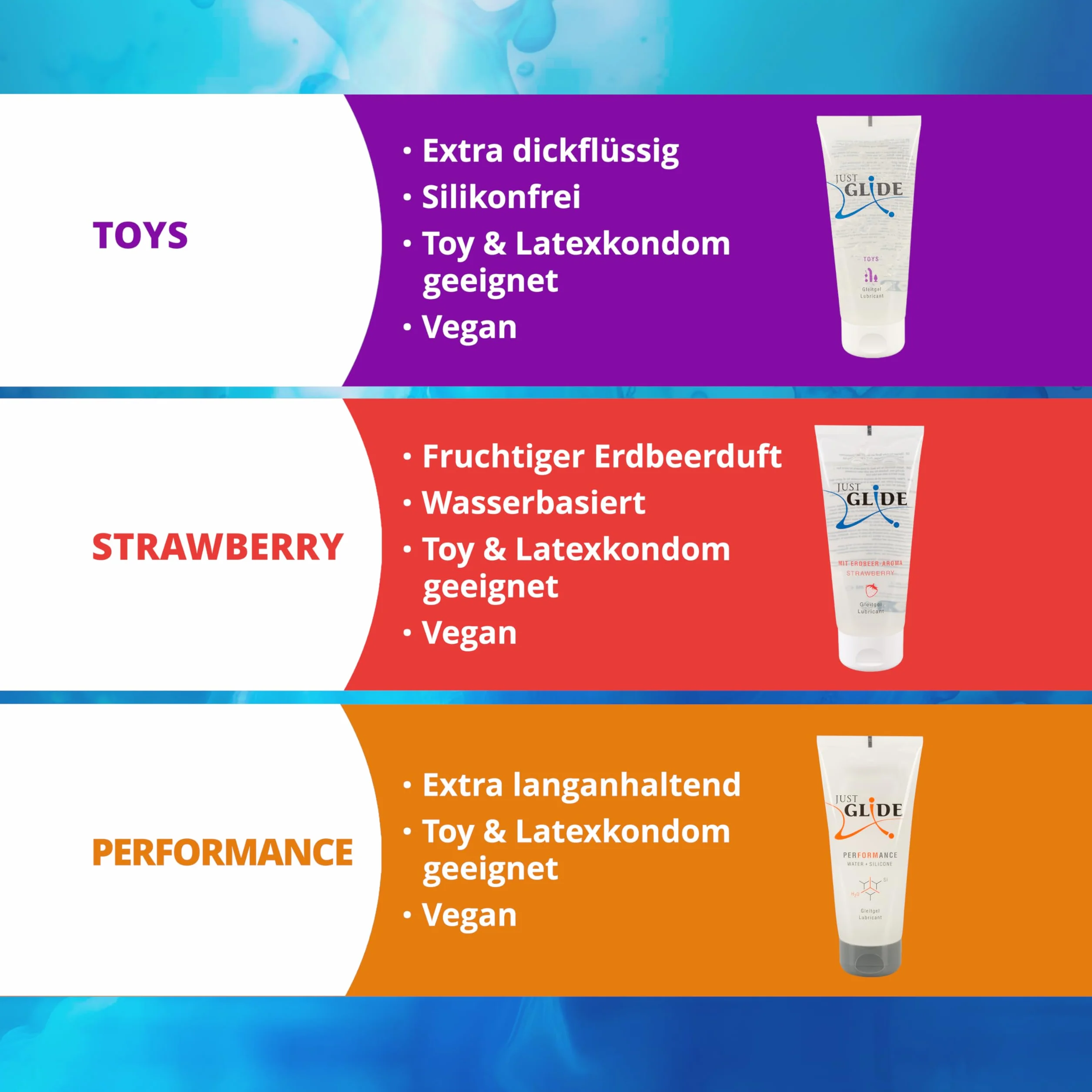 Just Glide intensywny lubrykant na bazie wody 1000 ml