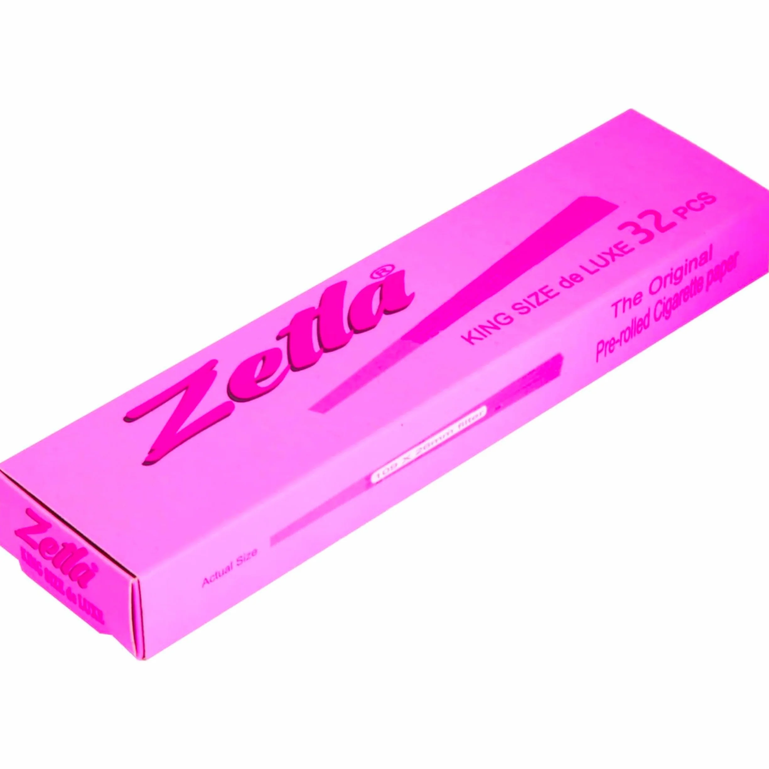 Zetla 32 Cones Pink King Size wstępnie skręcone stożkowe tuby z filtrem 109 x 26 mm Joint Cones papierowe