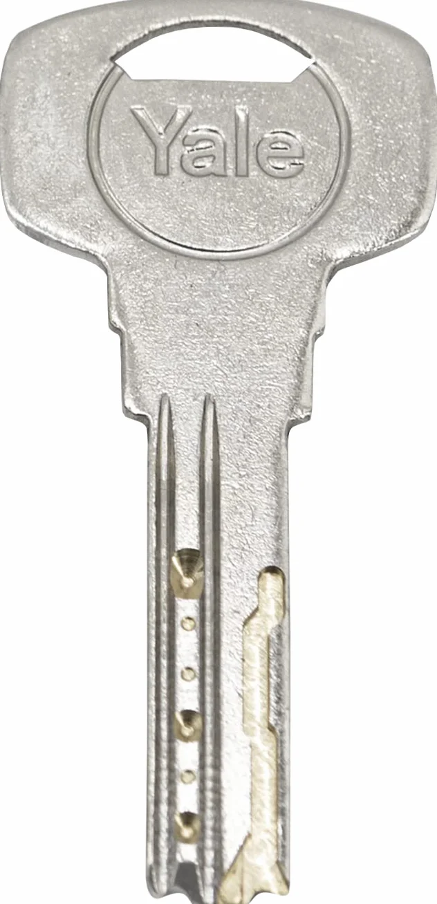 Yale Wkładka 2100 30/40G mm Gałka Maximum Security, Atestowana, Maksymalny Poziom Ochrony Przed Włamaniem, Karta Bezpieczeństwa, Funkcja Bezpiecznego Sprzęgła, 5 Kluczy, Satynowa