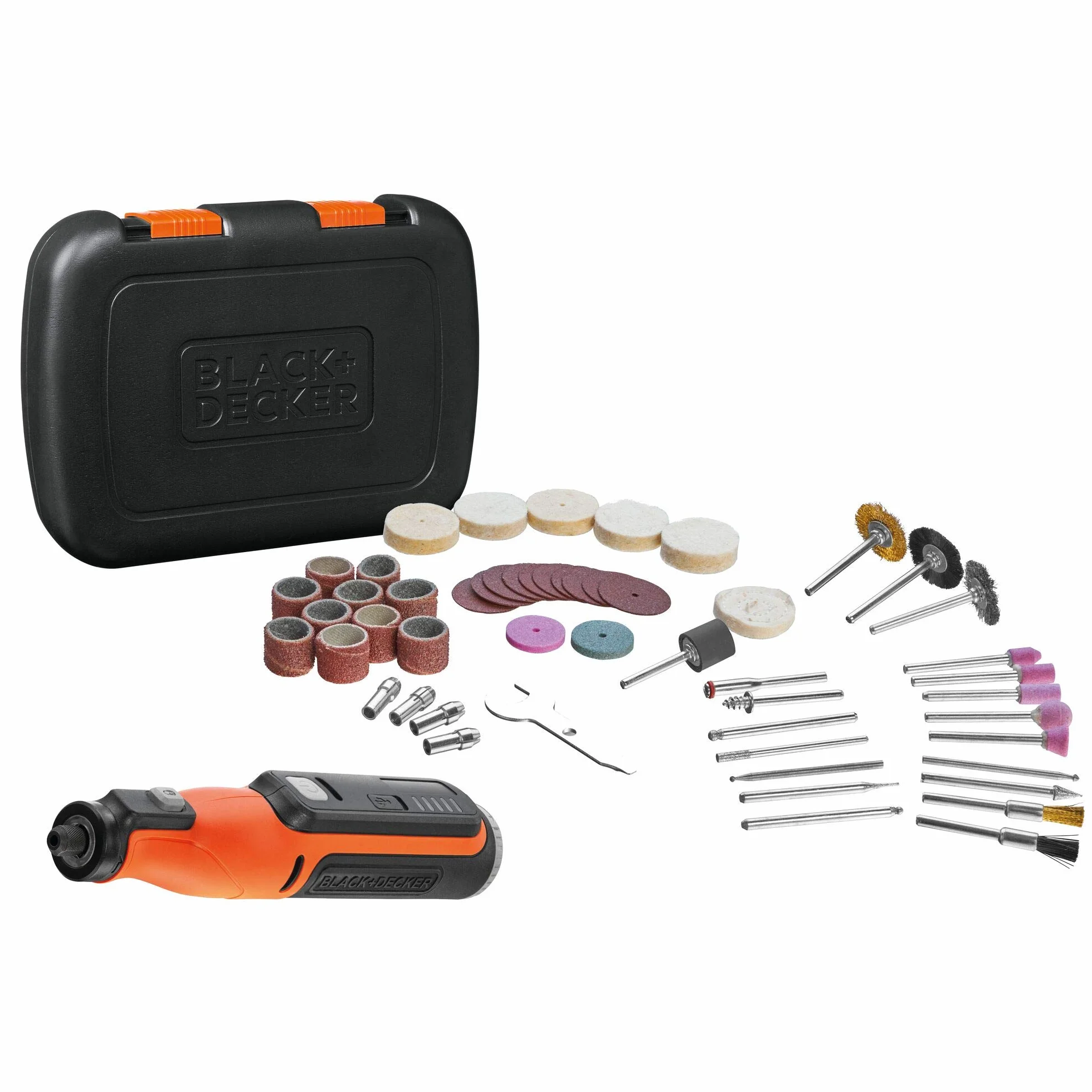 BLACK+DECKER BCRT8IK-XJ Wielofunkcyjny obrotowy 7.2V 1.5 Ah 53 Akcesoria