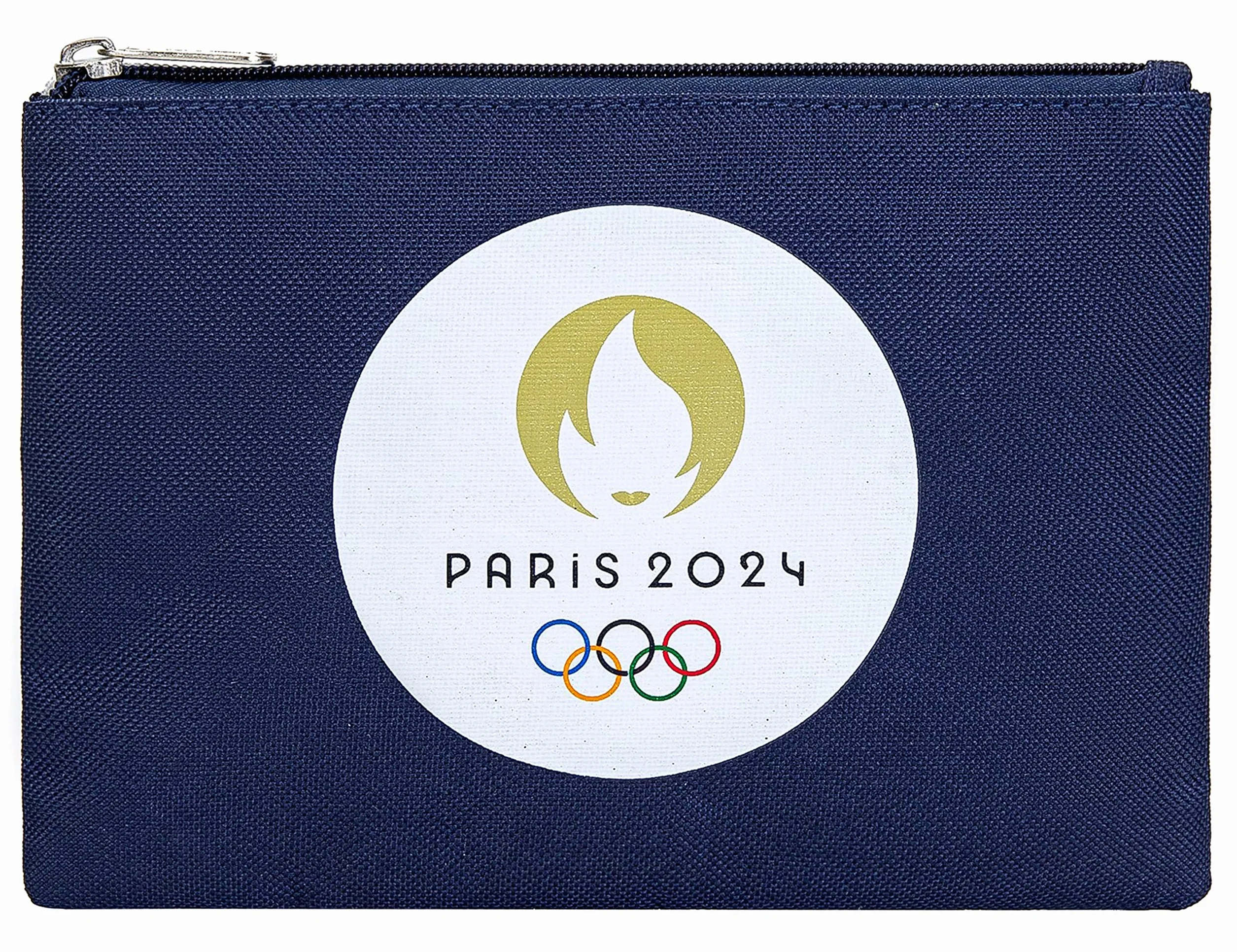 PARIS 2024 Etui JO Oficjalna Kolekcja Igrzyska Olimpijskie Niebieski 21x15cm