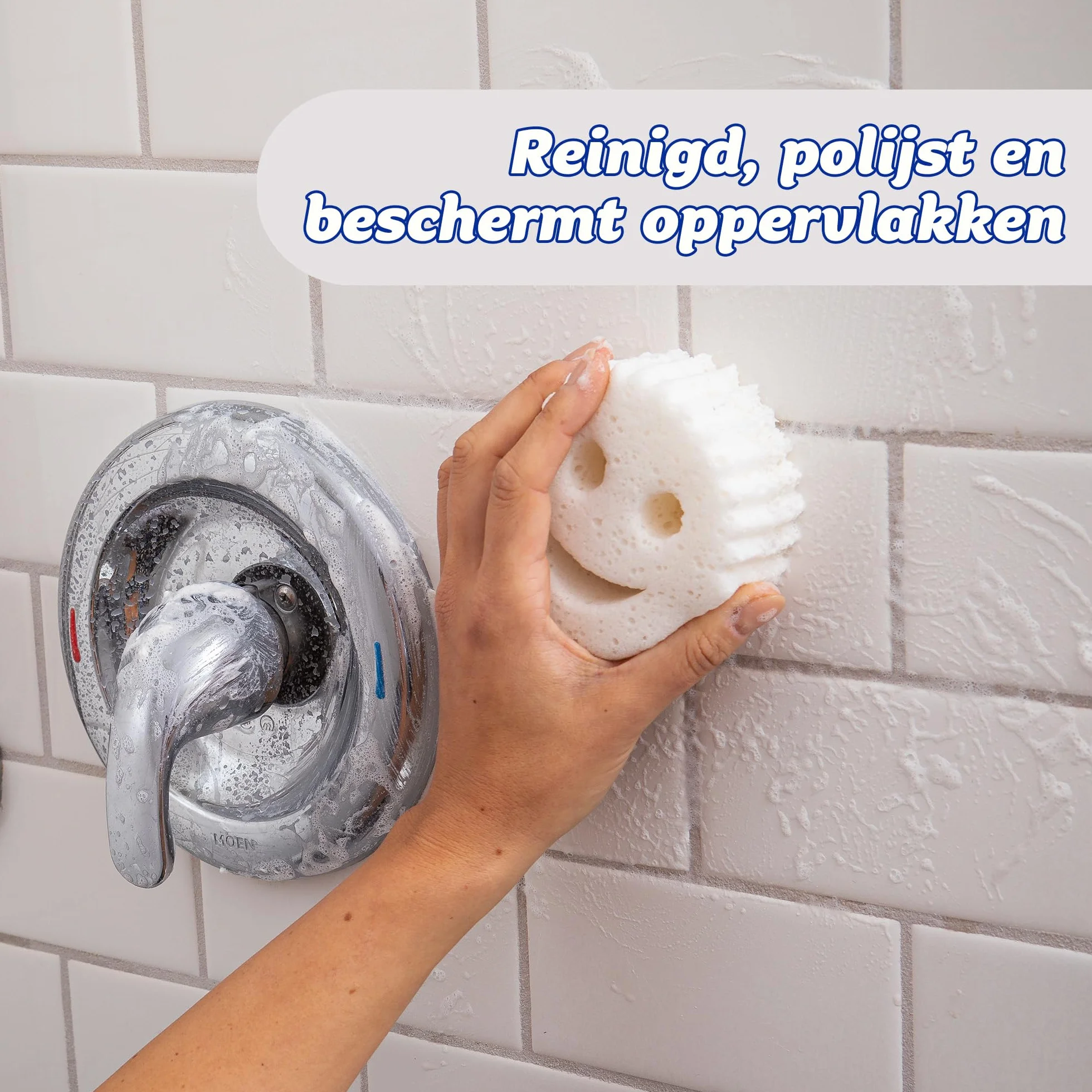 Scrub Daddy Power Paste Naturalna pasta czyszcząca + Bezbarwny peeling Mommy, 2-częściowy zestaw