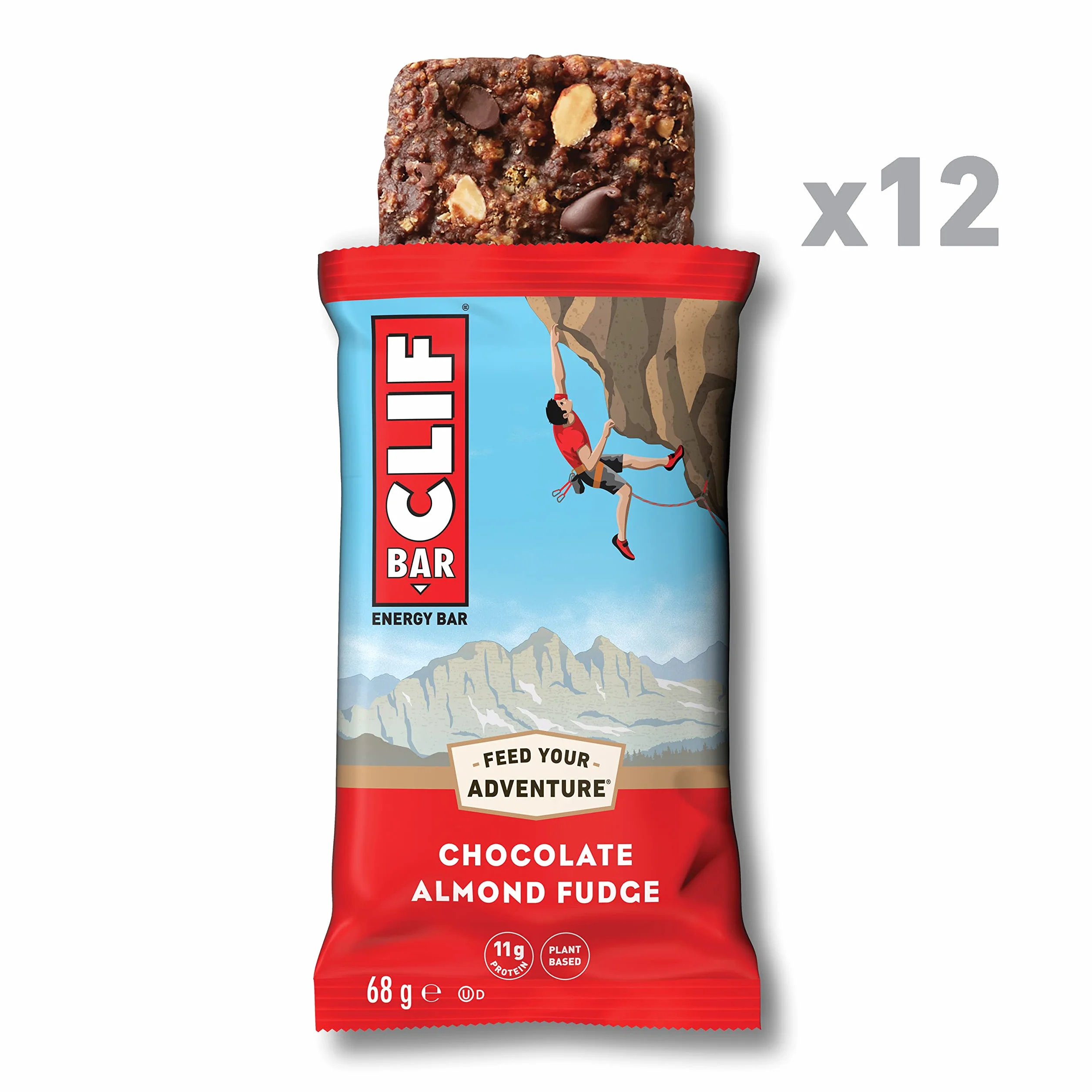 Lot barres Clif Bar aux amandes (x12)