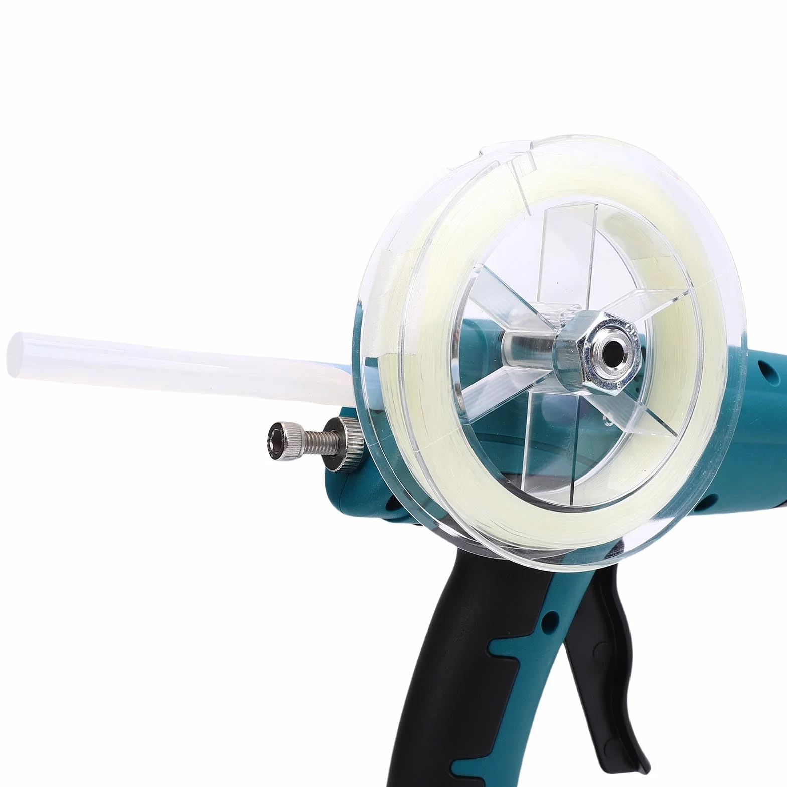 Garosa Pistolet do Klejenia Kabli światłowodowych FTTR, Bezprzewodowy Pistolet do Klejenia Kabli światłowodowych ABS, Maksymalna Temperatura 428°F, Podgrzewanie Wstępne od 6 8 minut. Kleje w