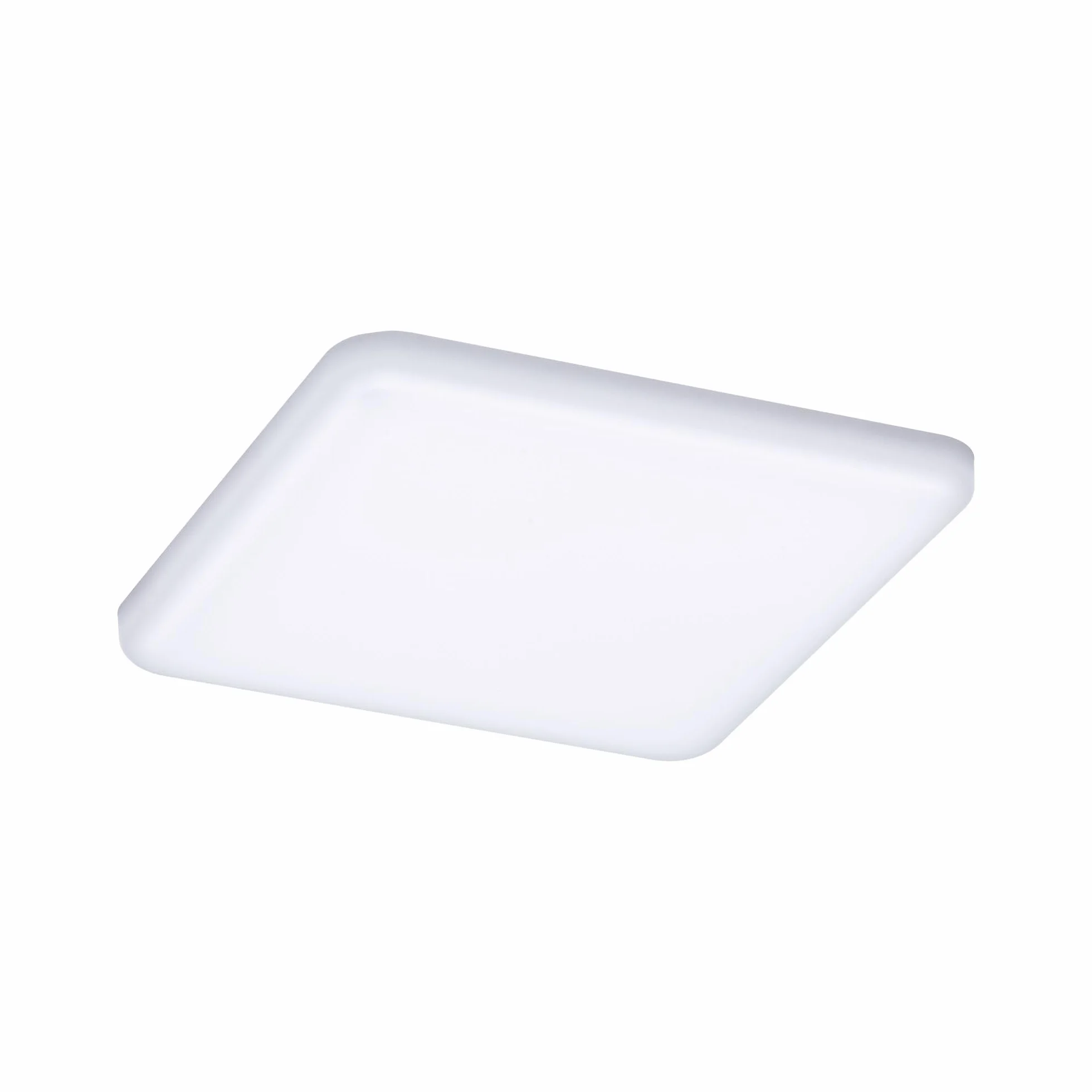 Paulmann 92397 Panel LED, oprawa wpuszczana Veluna VariFit, IP44 125x125mm czworok., w kompl. oprawa sufitowa 1x8,5 W satyn. tworzywo sztuczne 4000 K