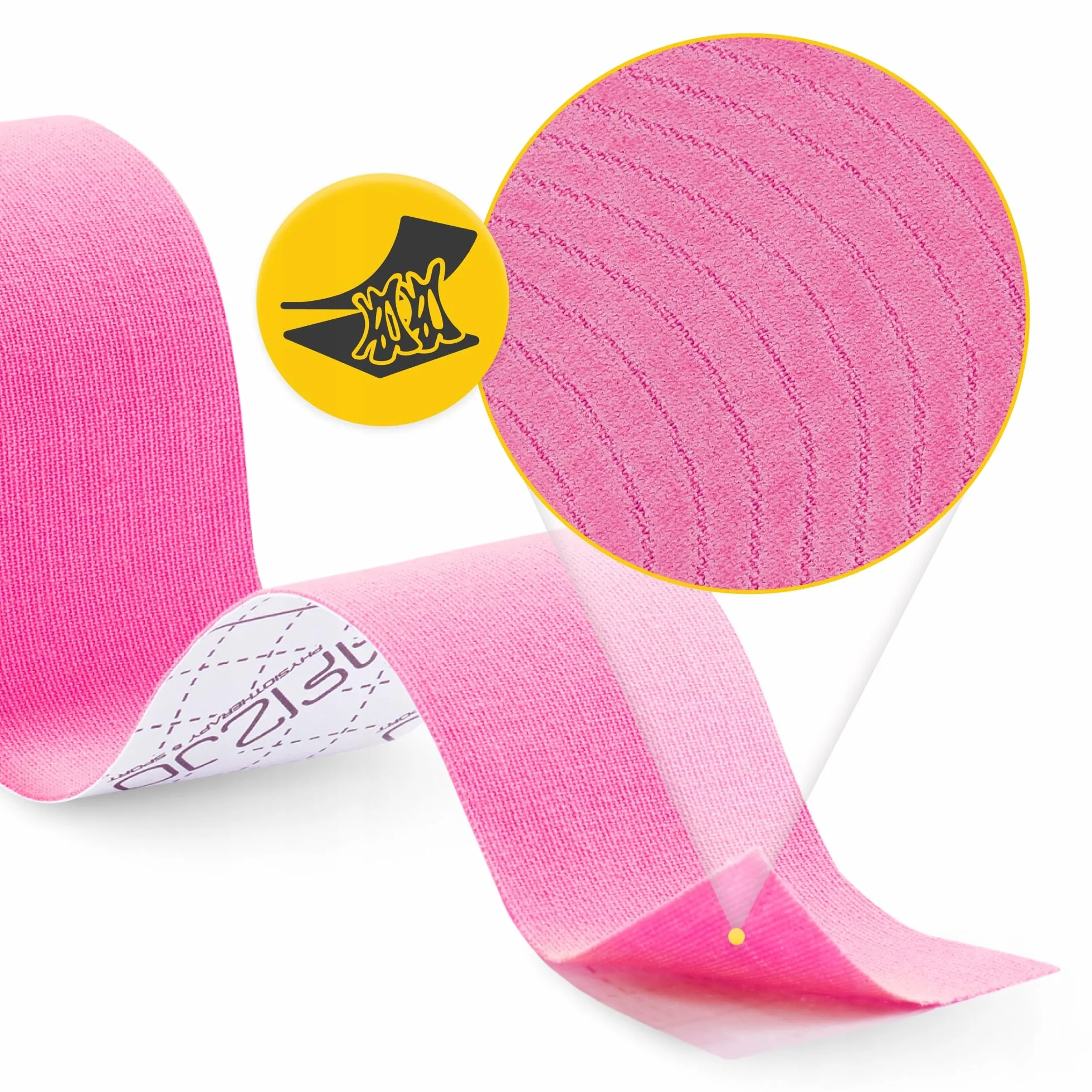 TAŚMA KINESIO TEJP KINEZJOLOGICZNA PLASTRY WODOODPORNE HIPOALERGICZNE TAPE