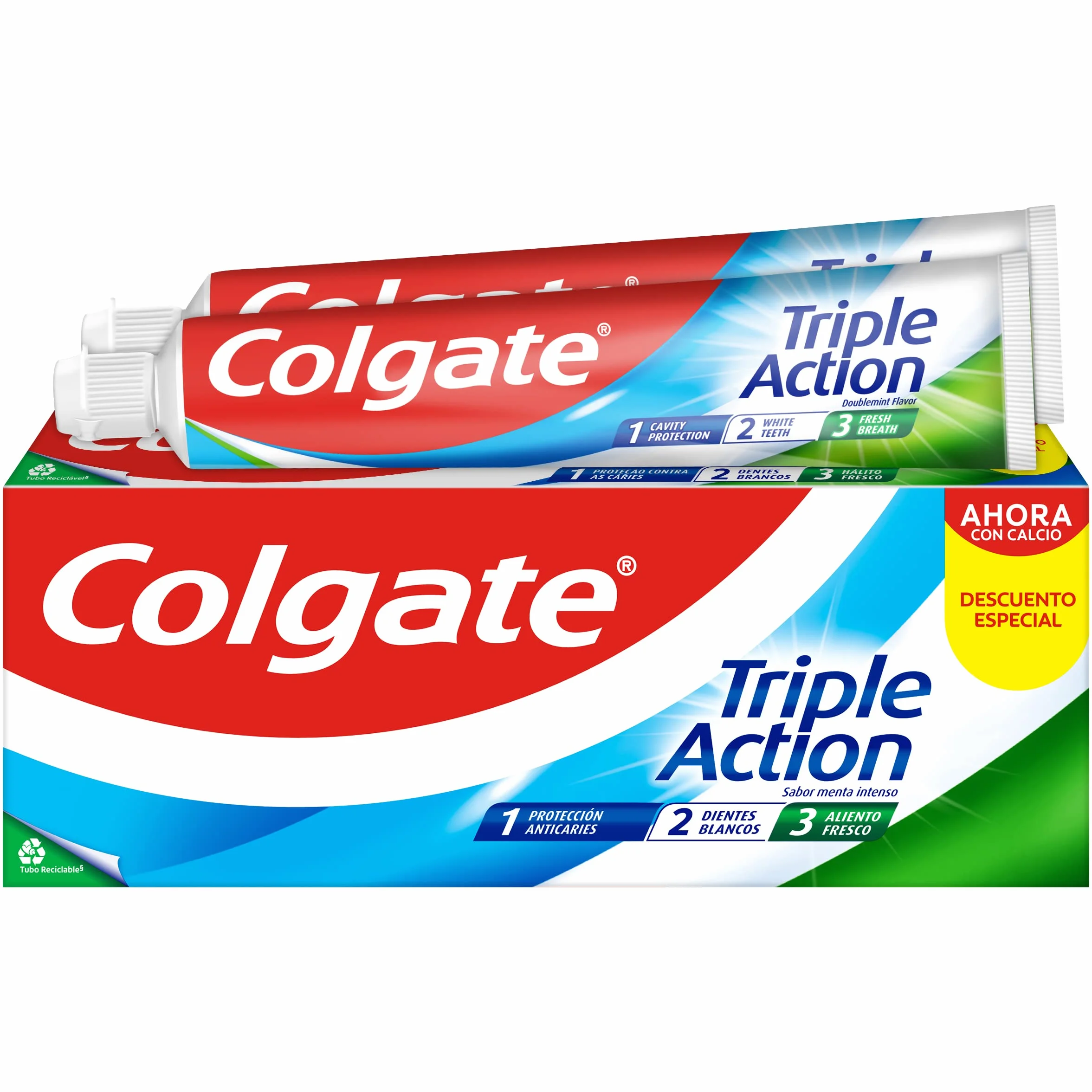 Colgate Triple Action Pasta do Zębów, 2 x 75 ml