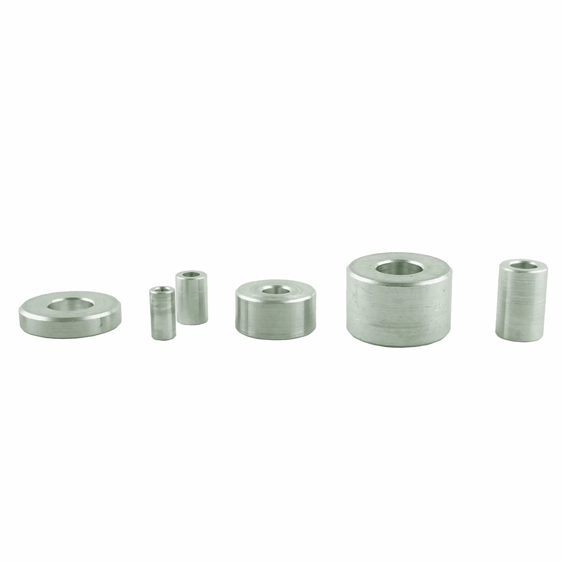 Tuleja dystansowa z aluminium do M6 (5 sztuk) - Ø zewnętrzna: 20 mm; Ø wewnętrzna: 6,6 mm; długość: 20 mm - wspornik dystansowy - podkładka dystansowa - tuleja aluminiowa
