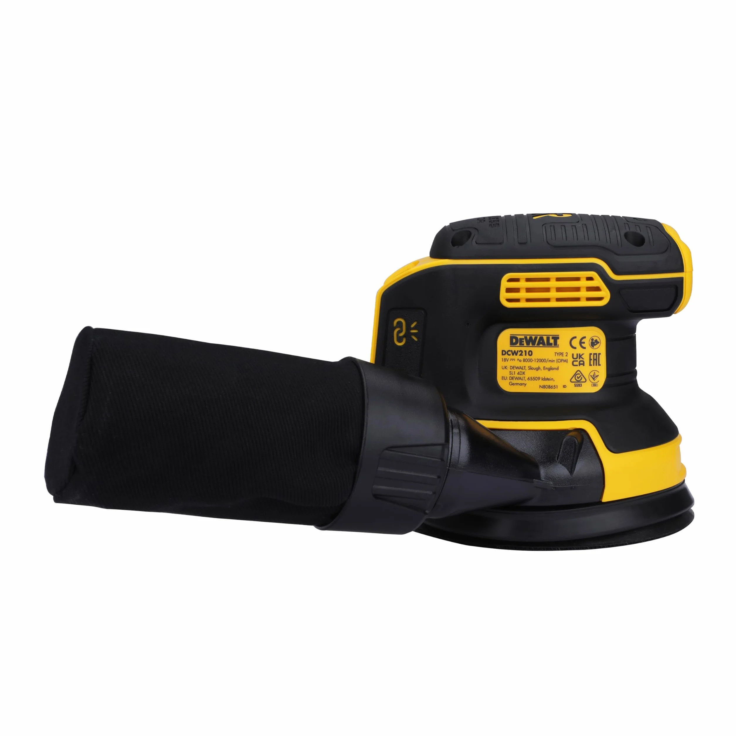 Dewalt Xr Bl Szlifierka, Czarny/Żółty, 125 mm
