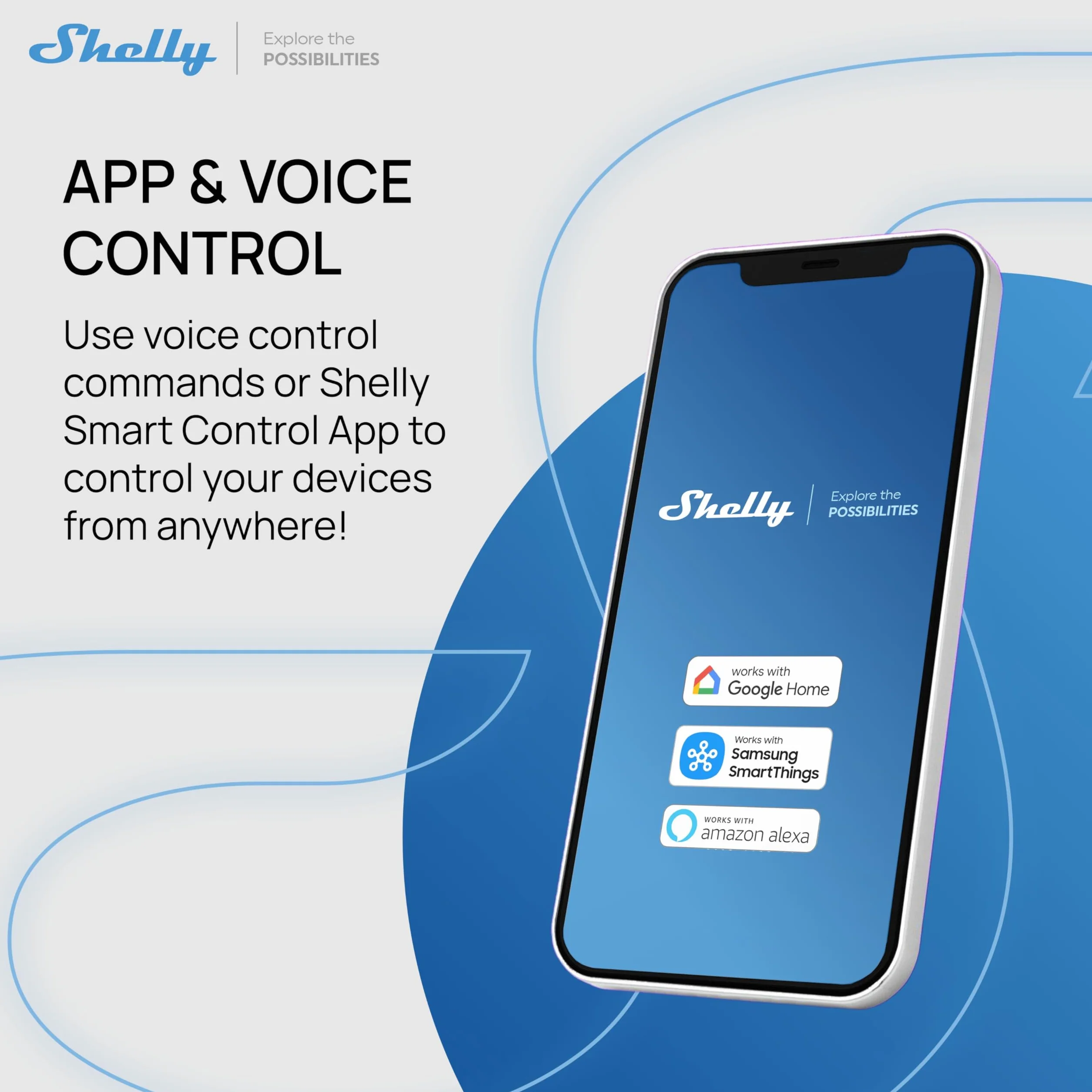 Shelly Plus 2PM - 16A | Inteligentny przełącznik 2-kanałowy WiFi i Bluetooth z pomiarem mocy | Automatyka domowa | Sterowanie roletami | Kompatybilny z Alexa i Google Home | Aplikacja iOS/Android
