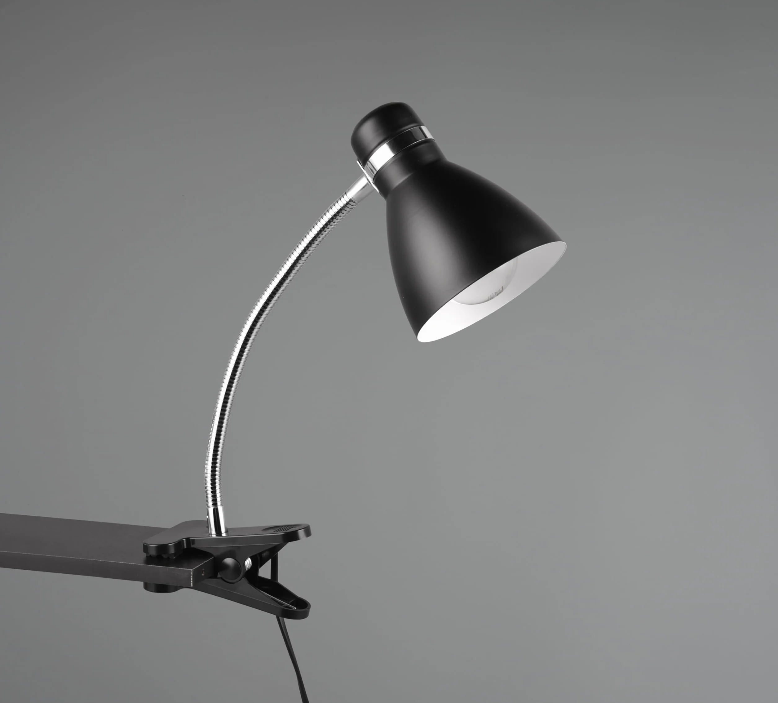 Reality Lampa zaciskowa Harvey R20731232, czarny matowy metal, z wyjątkiem 1x E27, Flexarm