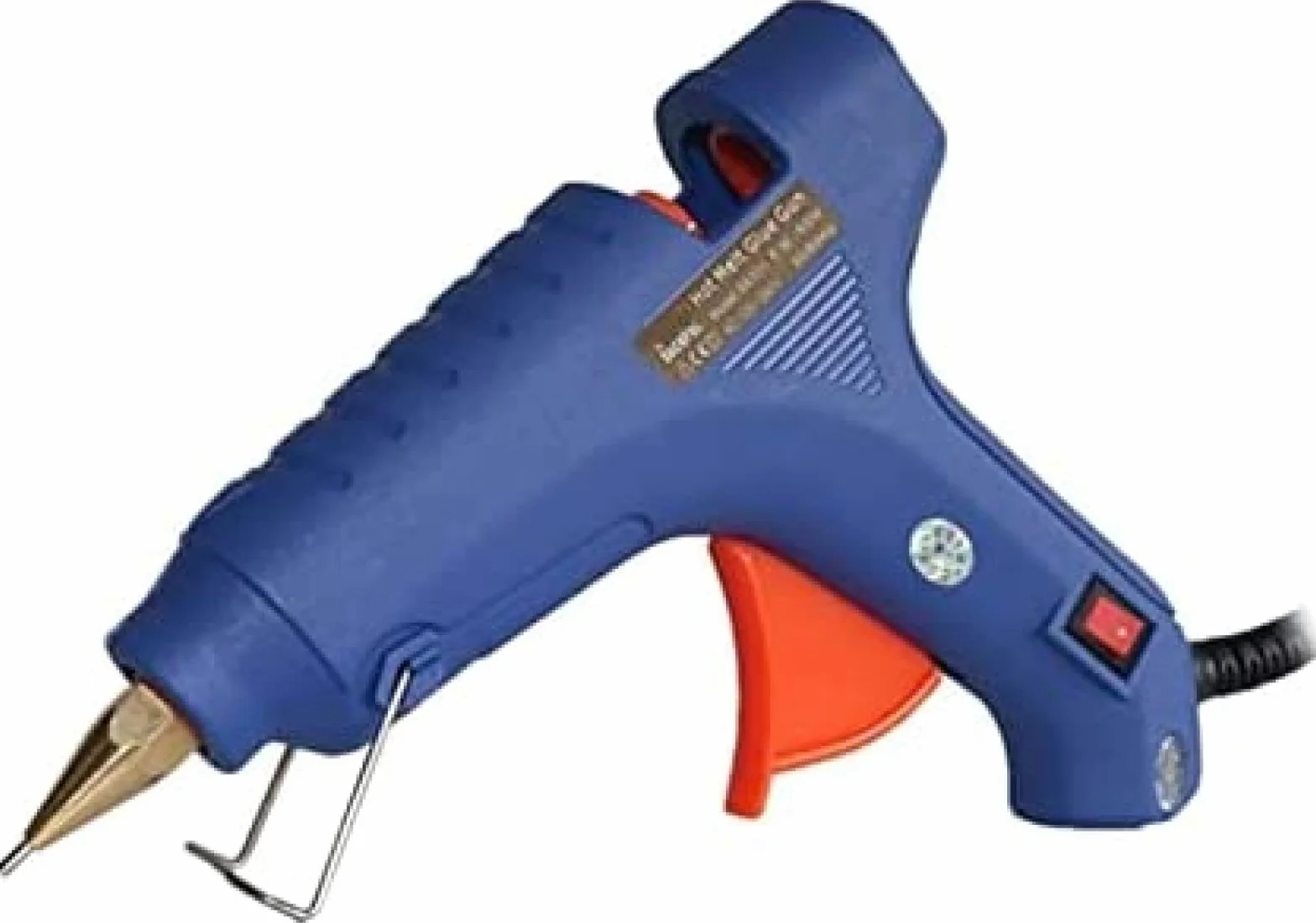 Bezprzewodowy pistolet do klejenia na gorąco 40 W/60 W z dyszą z czystej miedzi i włącznikiem/wyłącznikiem, zawiera patyczki do kleju 11 mm - idealny do majsterkowania i napraw