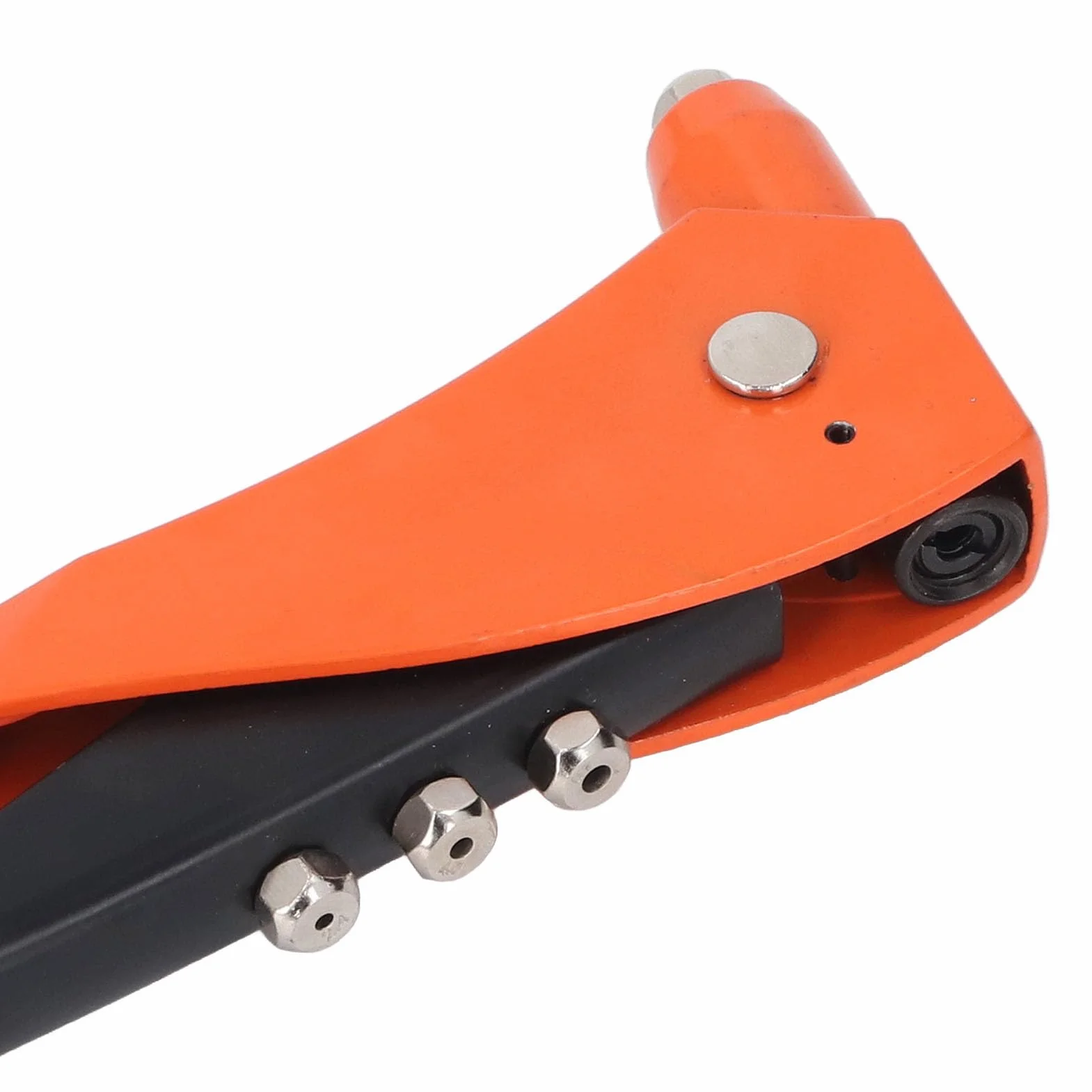 Ręczny Pistolet do Nitowania 2,4 Mm 3,2 Mm 4 Mm 4,8 Mm 4 Wymienne Głowice Ergonomiczna, Oszczędzająca pracę Nitownica Ręczna do Motoryzacji, Kolei, Mebli, Instrumentów