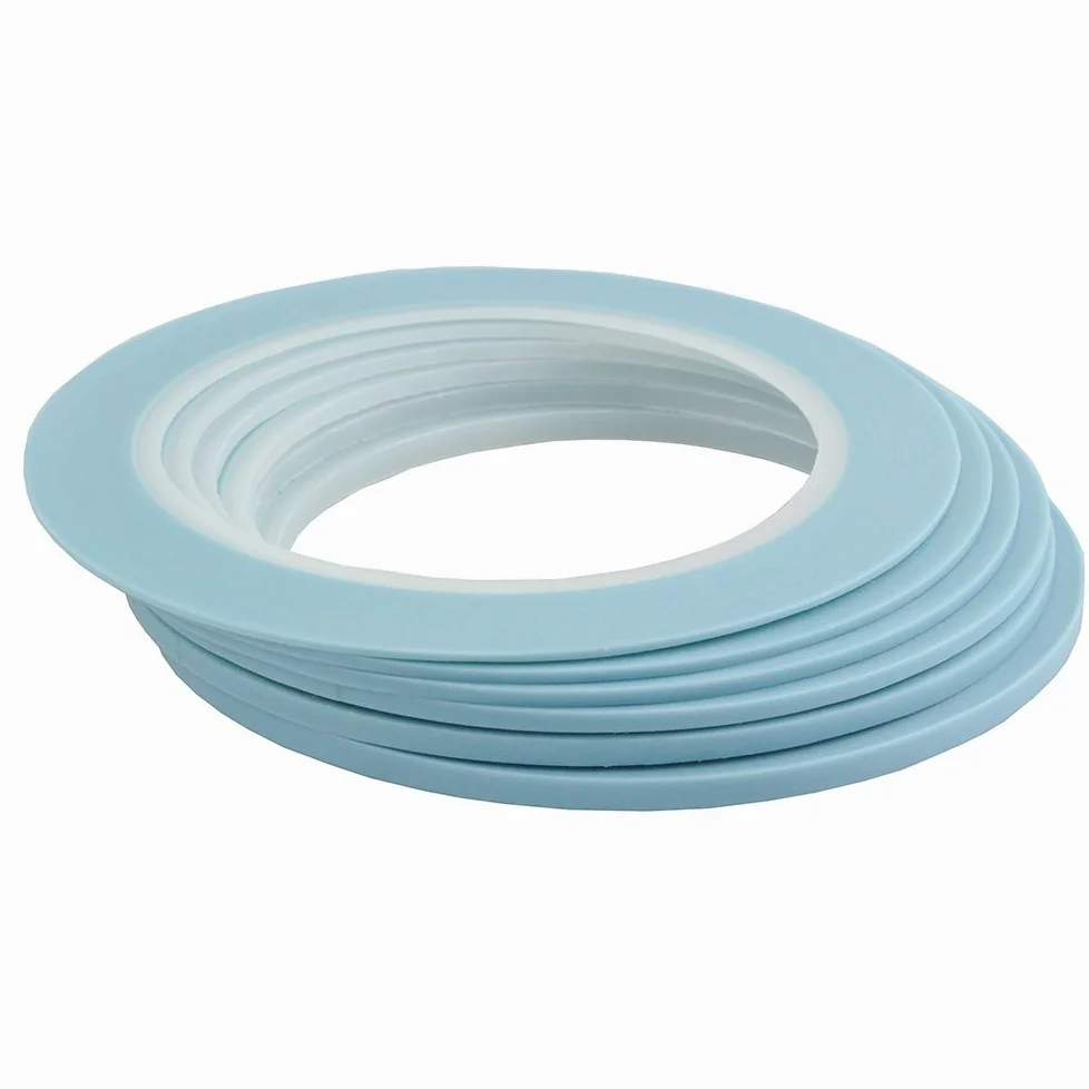 Mix 6Rolls High-Temp Pinstripe Vinyl Fine Line Masking Tape Automotive Auto Painting Tape for Curves 1 mm 1,5 mm 2 mm 2,5 mm 3 mm 4 mm
