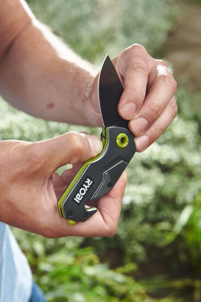 Ryobi RFK25T Kompaktowy Nóż Składany, Zielony
