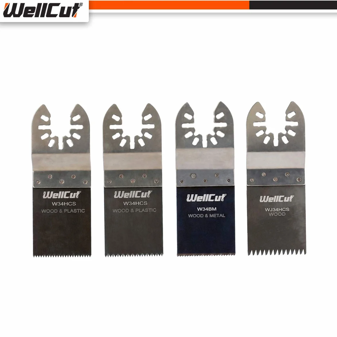WELLCUT WC-MT17 zestaw akcesoriów wielofunkcyjnych 17-częściowy do wielofunkcyjnych narzędzi wielofunkcyjnych