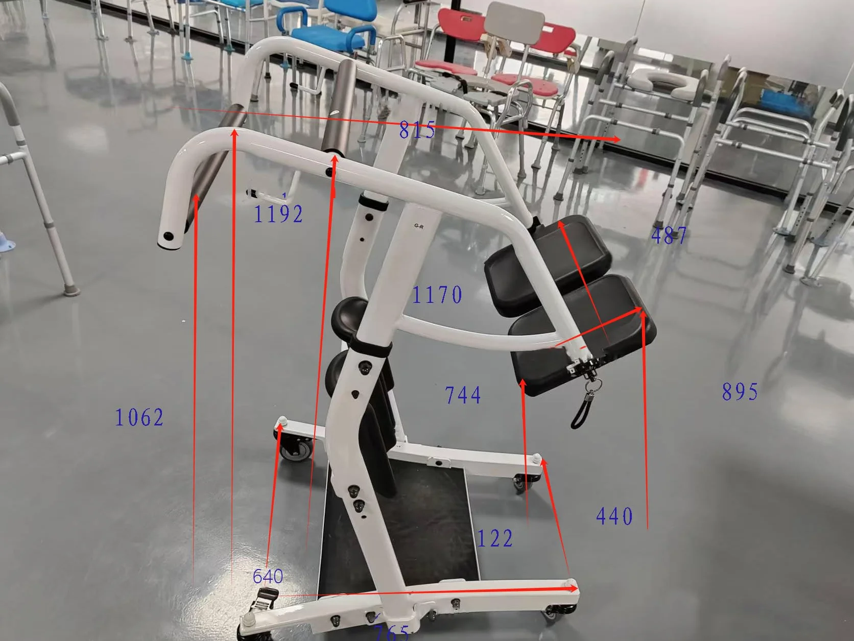 Fotel do przenoszenia pacjenta, stojak Assist Lift, Stand Up Assistance, pomoc stojąca