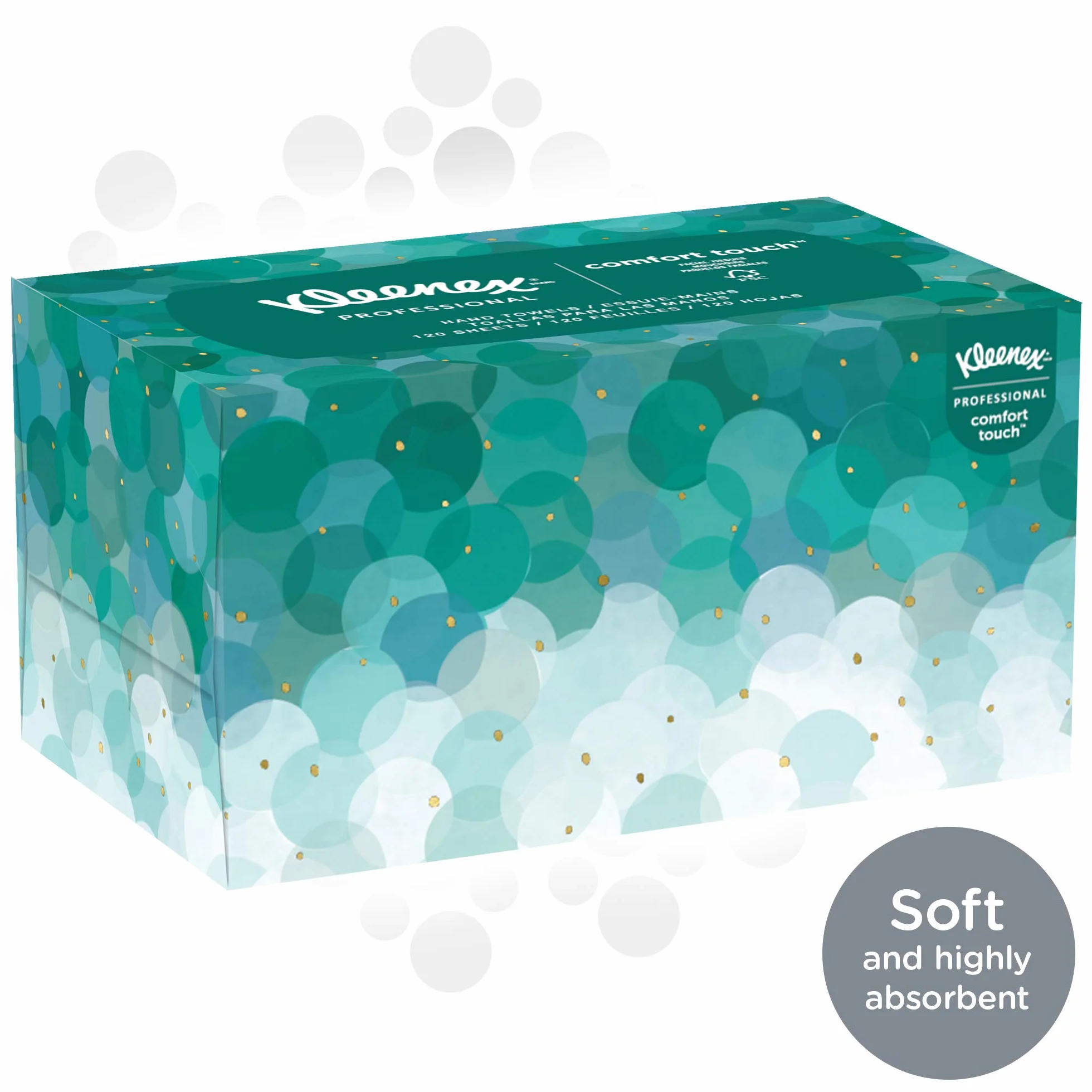 Kleenex 1126 ręczniki papierowe, 1-warstwowe, białe, ultra miękkie, składane ręczniki z wyjmowaniem pojedynczych arkuszy, 18 pudełek x 70 chusteczek pop-up (łącznie 1260 chusteczek)
