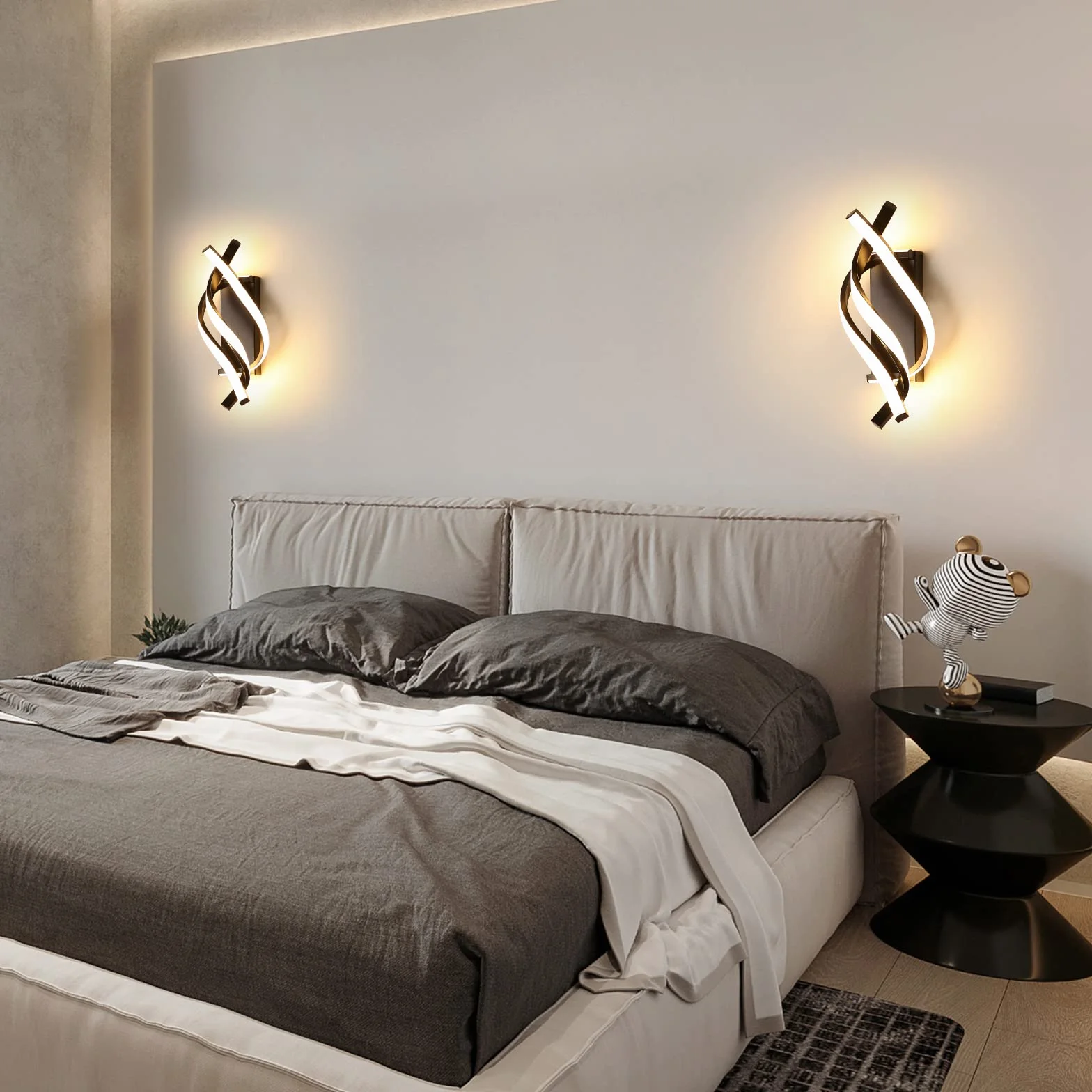 Comely Kinkiet LED 22W 2500LM Prosta Lampa Ścienna Wewnętrzna