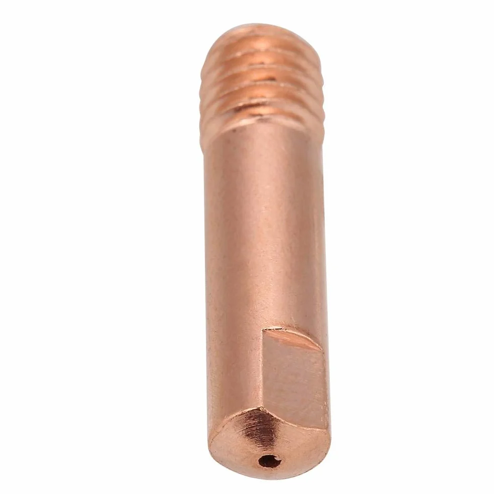 20 sztuk końcówka stykowa 0.8mm 1.0mm miedziana końcówka stykowa do 15AK MIG MAG palnik do spawania materiały eksploatacyjne (1.0)