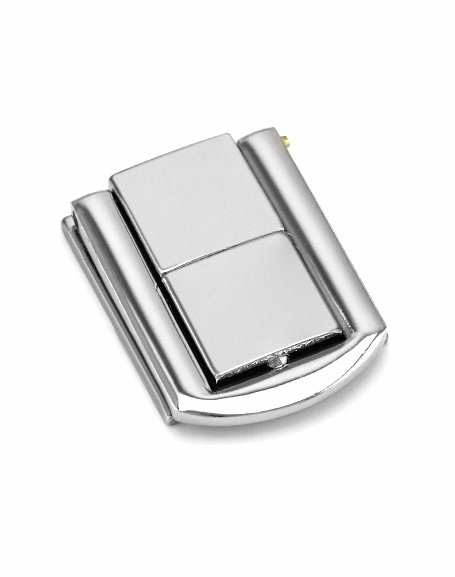 QWORK® Zatrzask 10 szt. Zatrzask ze stali nierdzewnej Zatrzask do skrzynki narzędziowej Skrzynka na skrzynię - srebrny