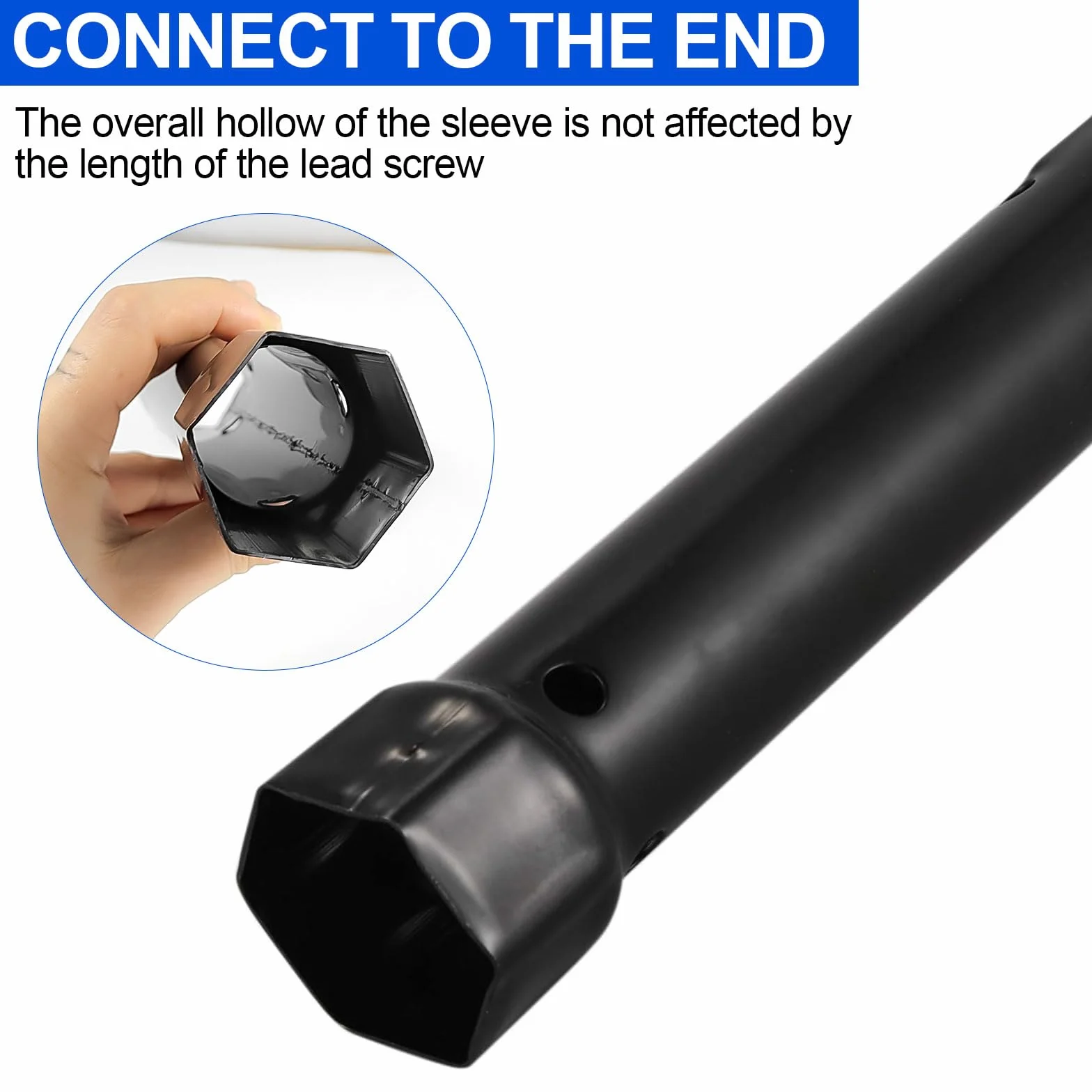 Klucze rurowe 204 mm, nasadowy M34-40, stal węglowa, do zlewu, kranu pod zlew, nakrętek kranowych, kranów