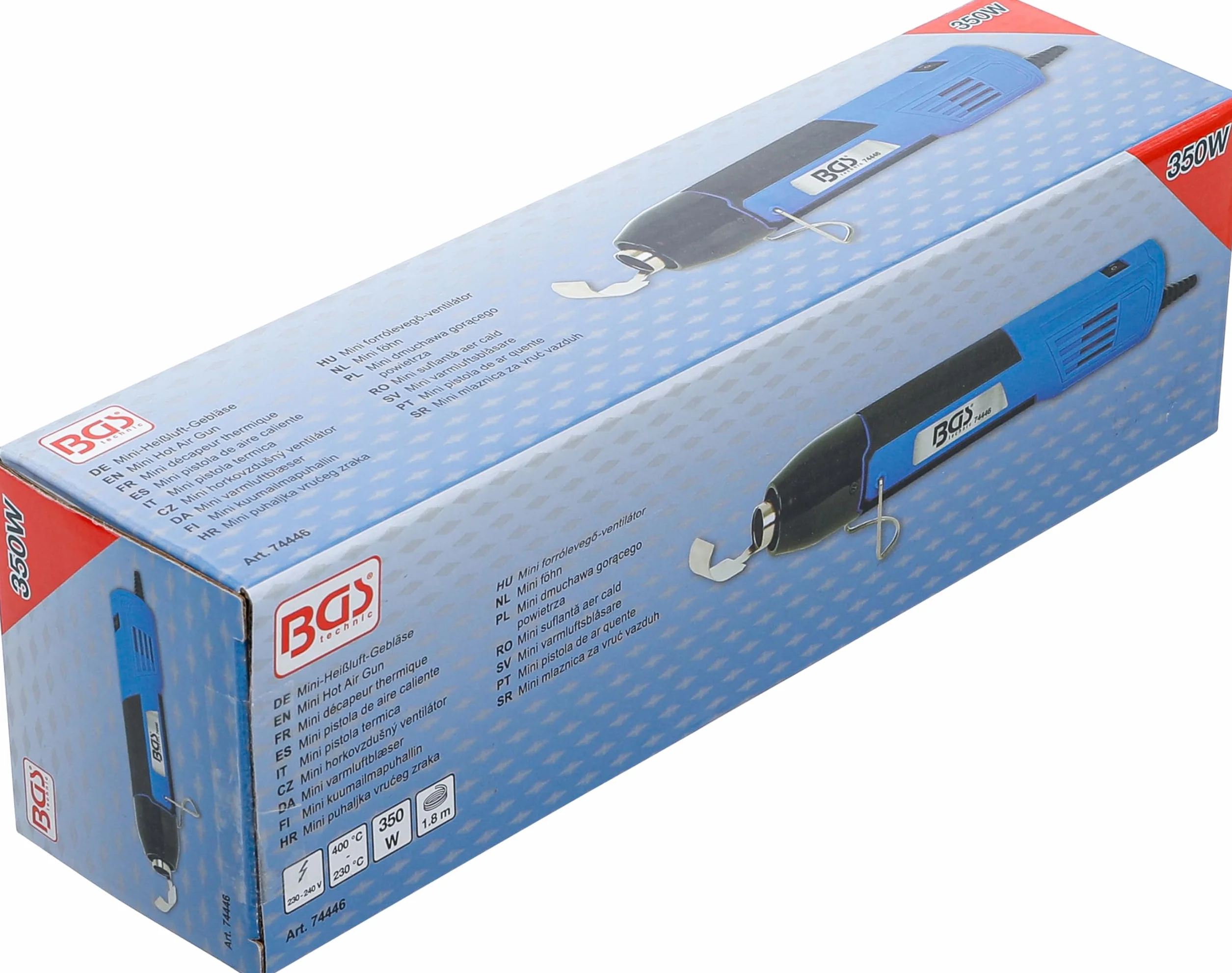 BGS 74446 | Mini dmuchawa gorącego powietrza | 350 W