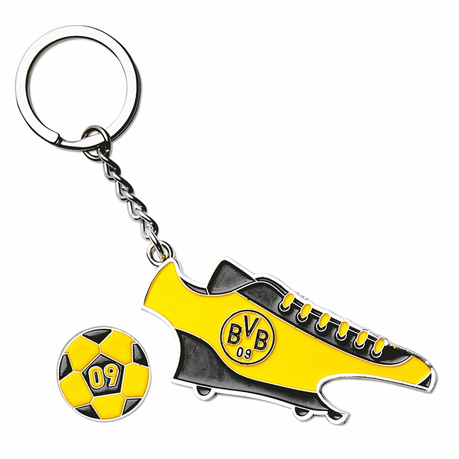 Borussia Dortmund Uniseks Bvb 18621100 Brelok, Czarny/Żółty