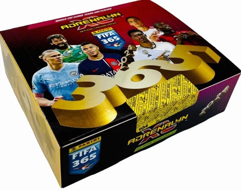 Panini FIFA 365 Adrenalyn XL kolekcja 2024 - pudełko z 24 opakowaniami, wielokolorowe