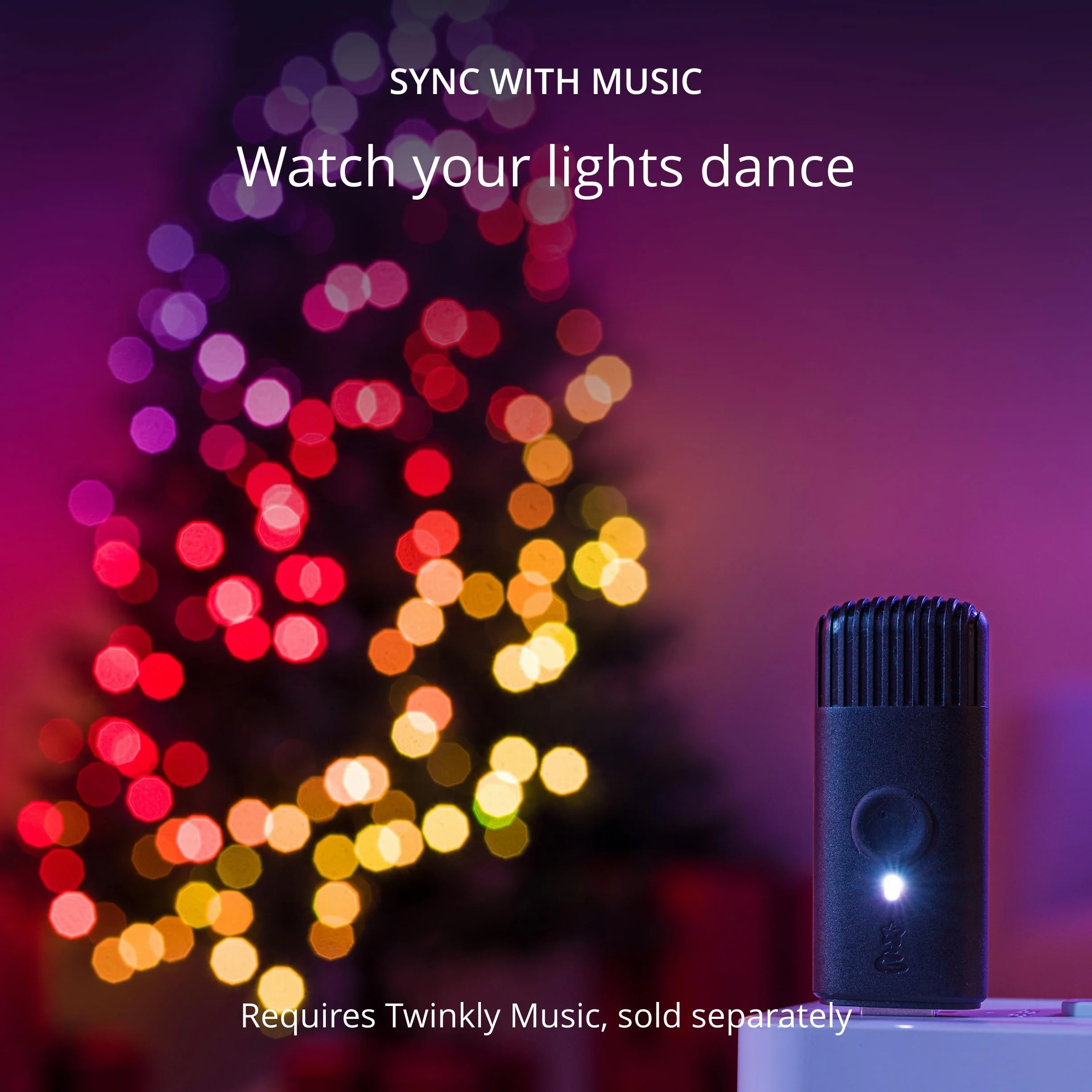 Twinkly Struny USB-C Pearls 100 diod LED RGB świąteczne lampki kompatybilne z Alexą Google Home 6 m