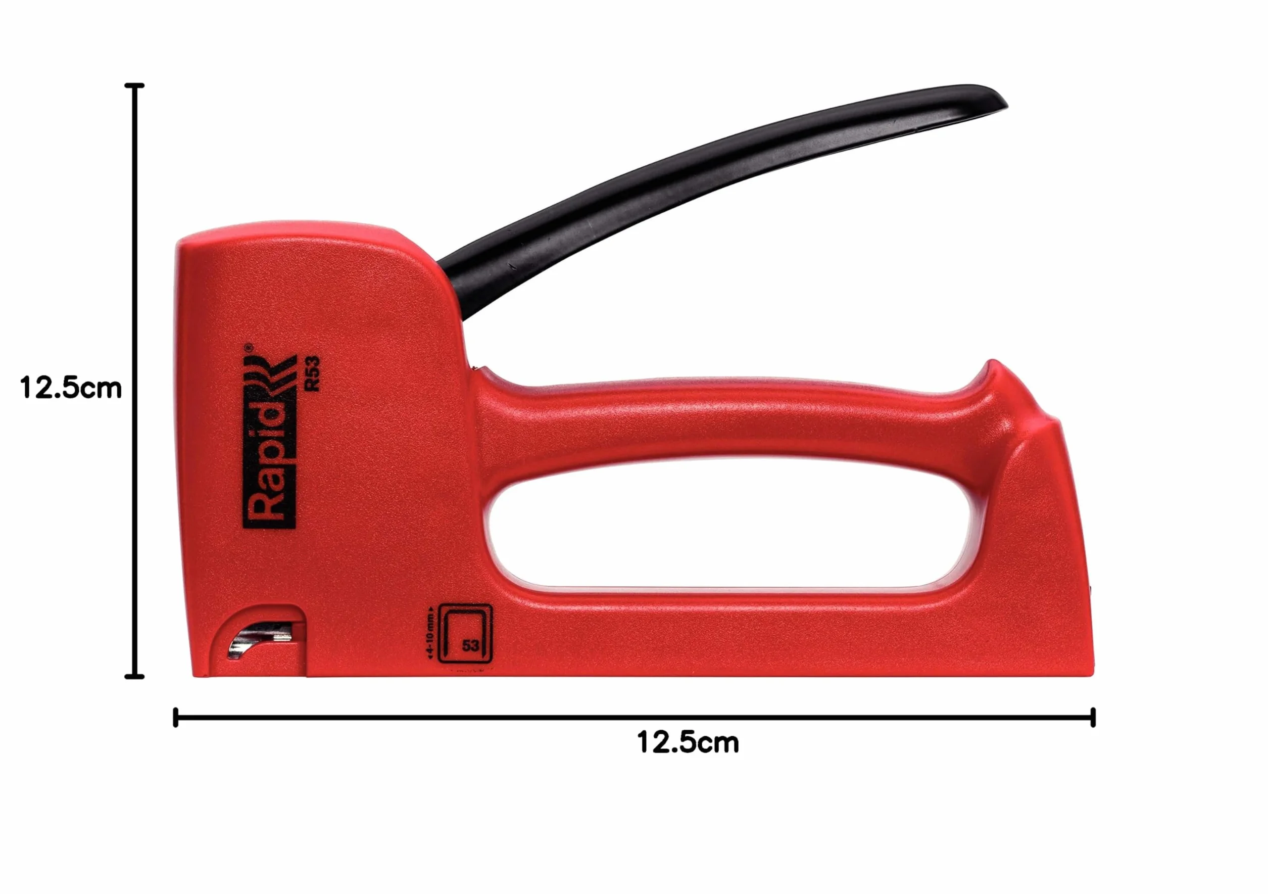 Rapid, Zszywacz Ręczny Rapid R53 do Zszywek Nr 53 z Cienkiego Drutu, Ergonomiczny Uchwyt z Funkcją Blokady, Wewnętrzne Zużywalne Części ze Stali, Wyprodukowany w Szwecji (20443850)