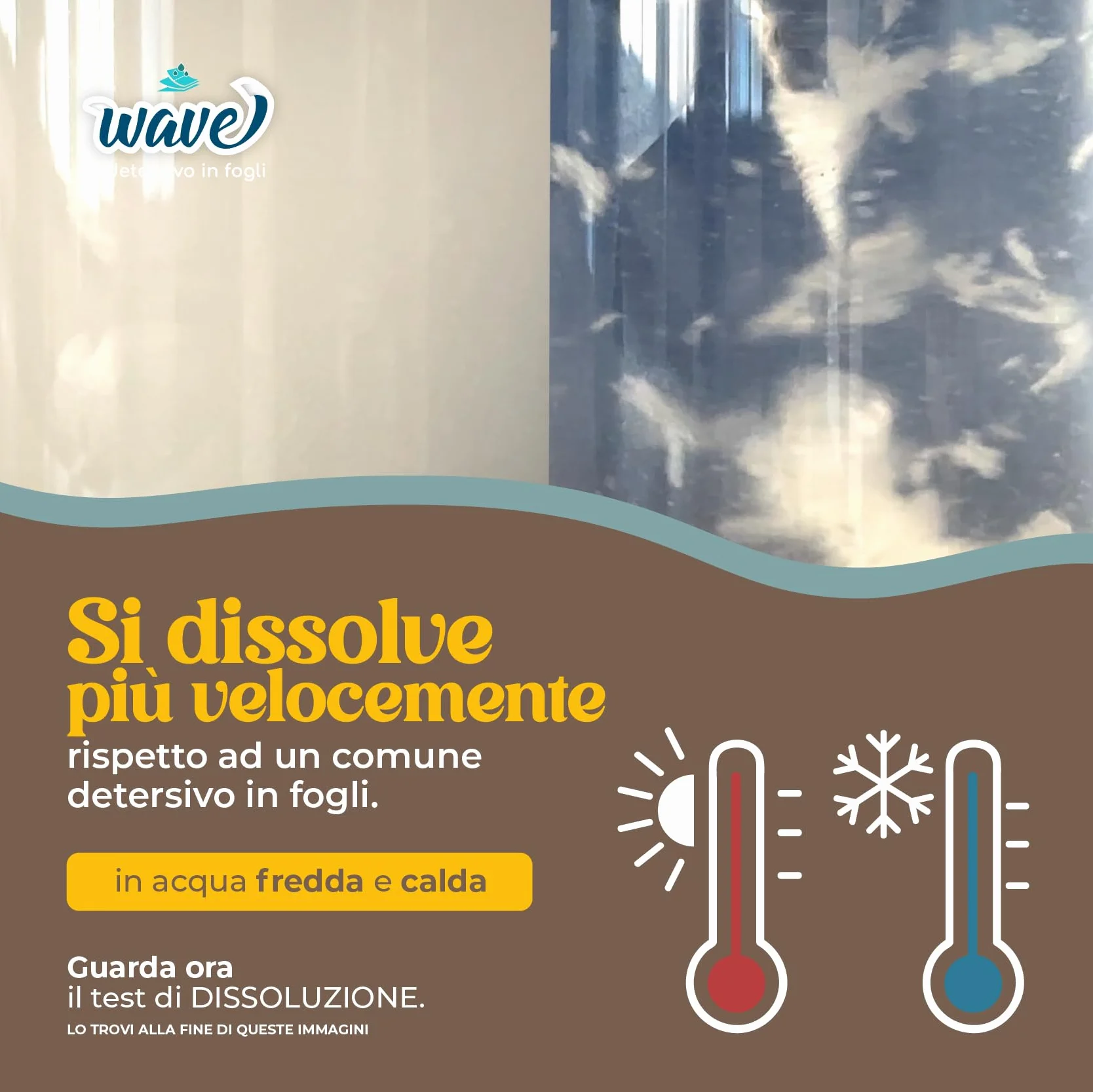 Wave Washing – Classic Box – środek piorący na liściach – 32 cykle prania – przyjazny dla środowiska – biodegradowalny