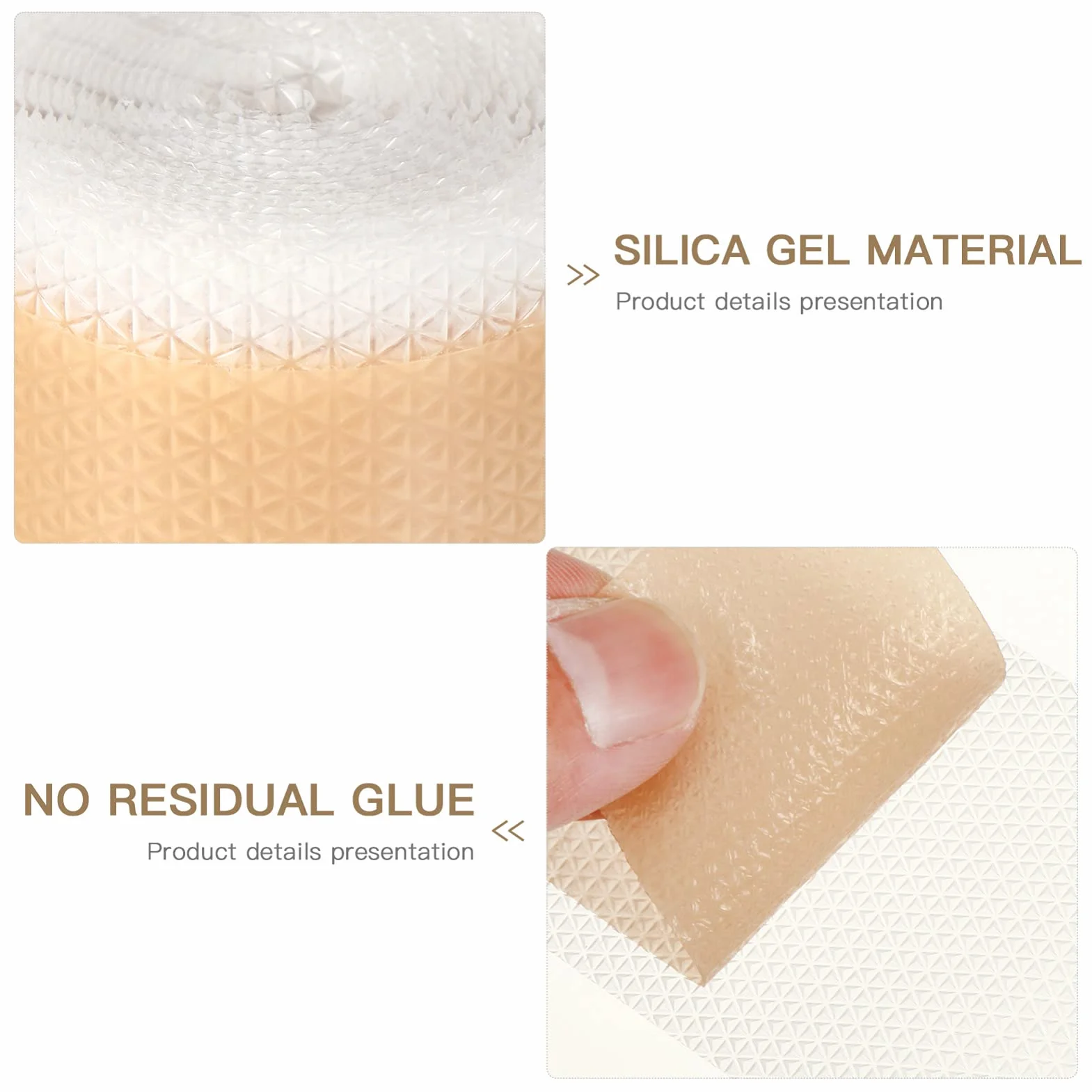 COHEALI 1rolka Plastry Silikonowe Blizny Wodoodporne Taśmy Do Usuwania Blizn Elastyczne i Bezpieczne Naklejki