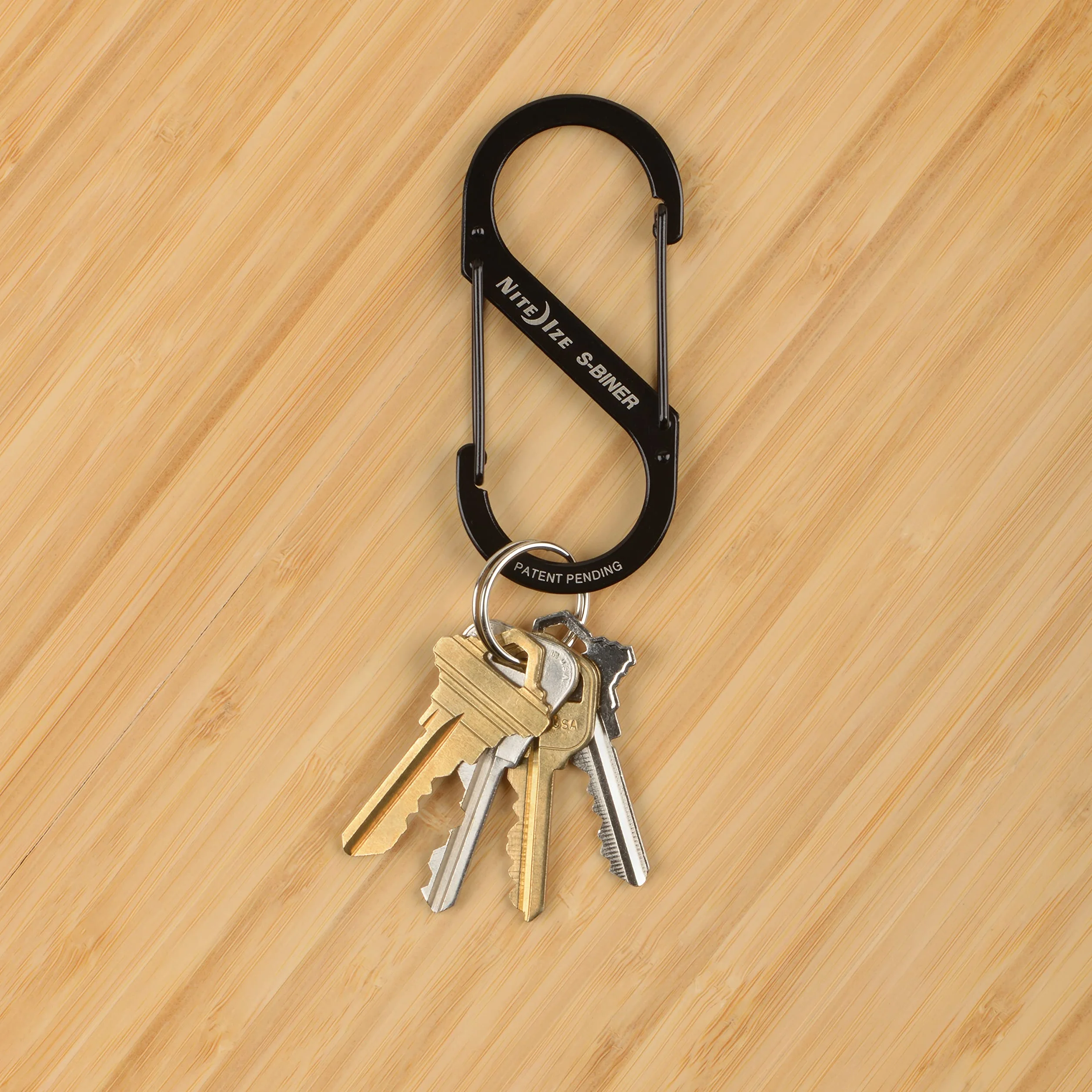 Nite Ize Uniseks S-Biner Dual Carabiner SB234-03-01 Zestaw Karabińczyków, Czarny, 3 sztuki